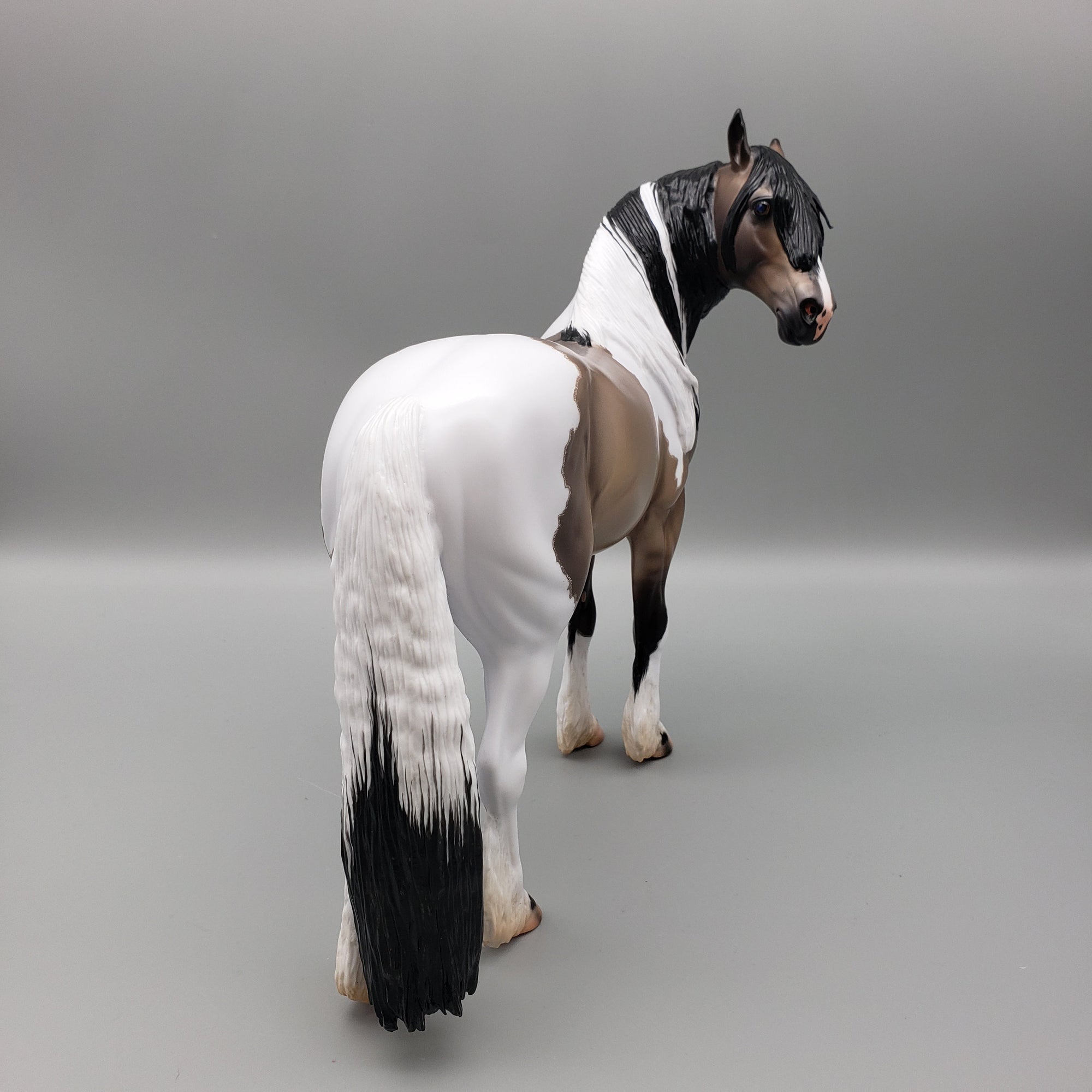 Banyan OOAK Custom Grulla Pinto Andalusian By Caroline Boydston Best Offers 8/14/23