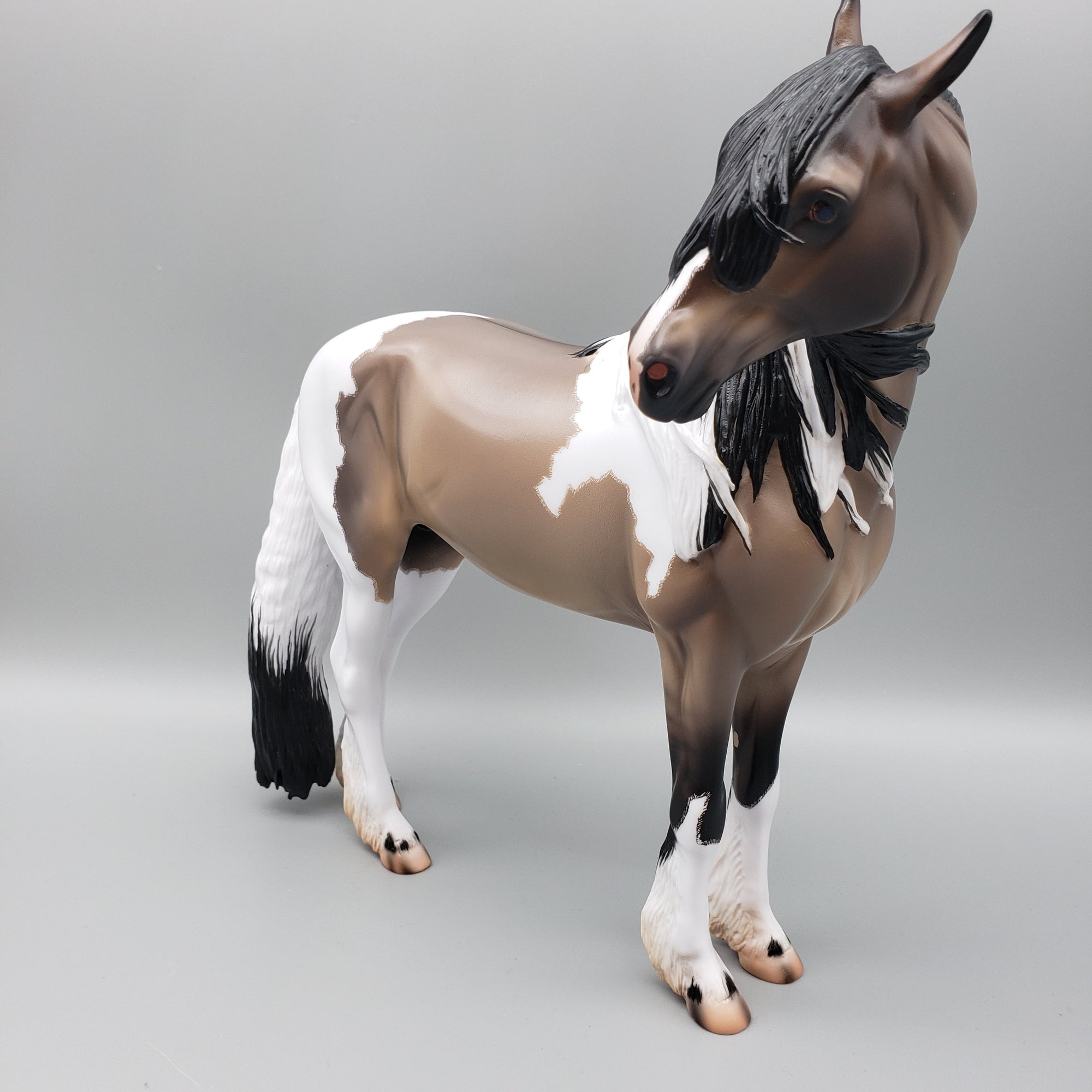 Banyan OOAK Custom Grulla Pinto Andalusian By Caroline Boydston Best Offers 8/14/23