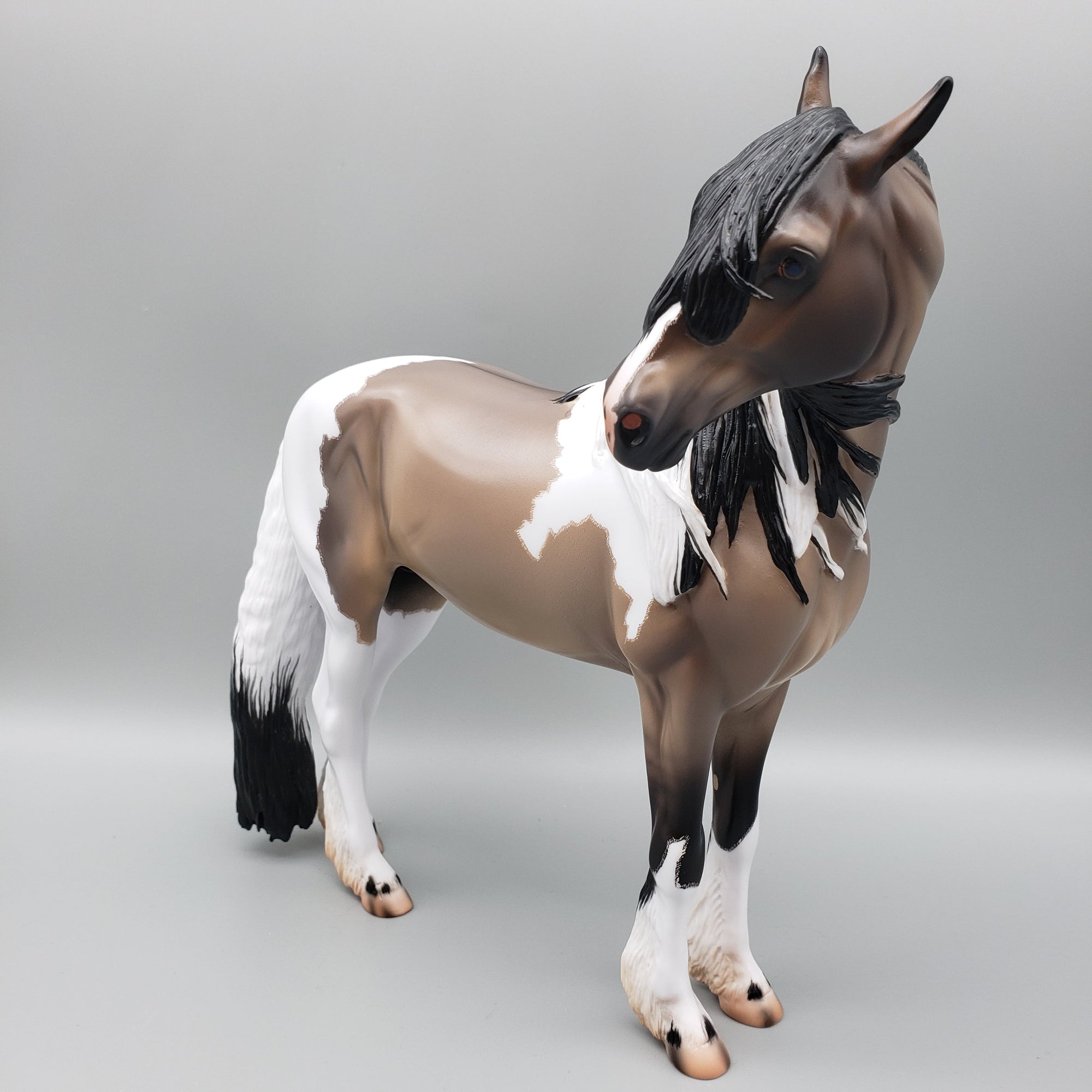Banyan OOAK Custom Grulla Pinto Andalusian By Caroline Boydston Best Offers 8/14/23