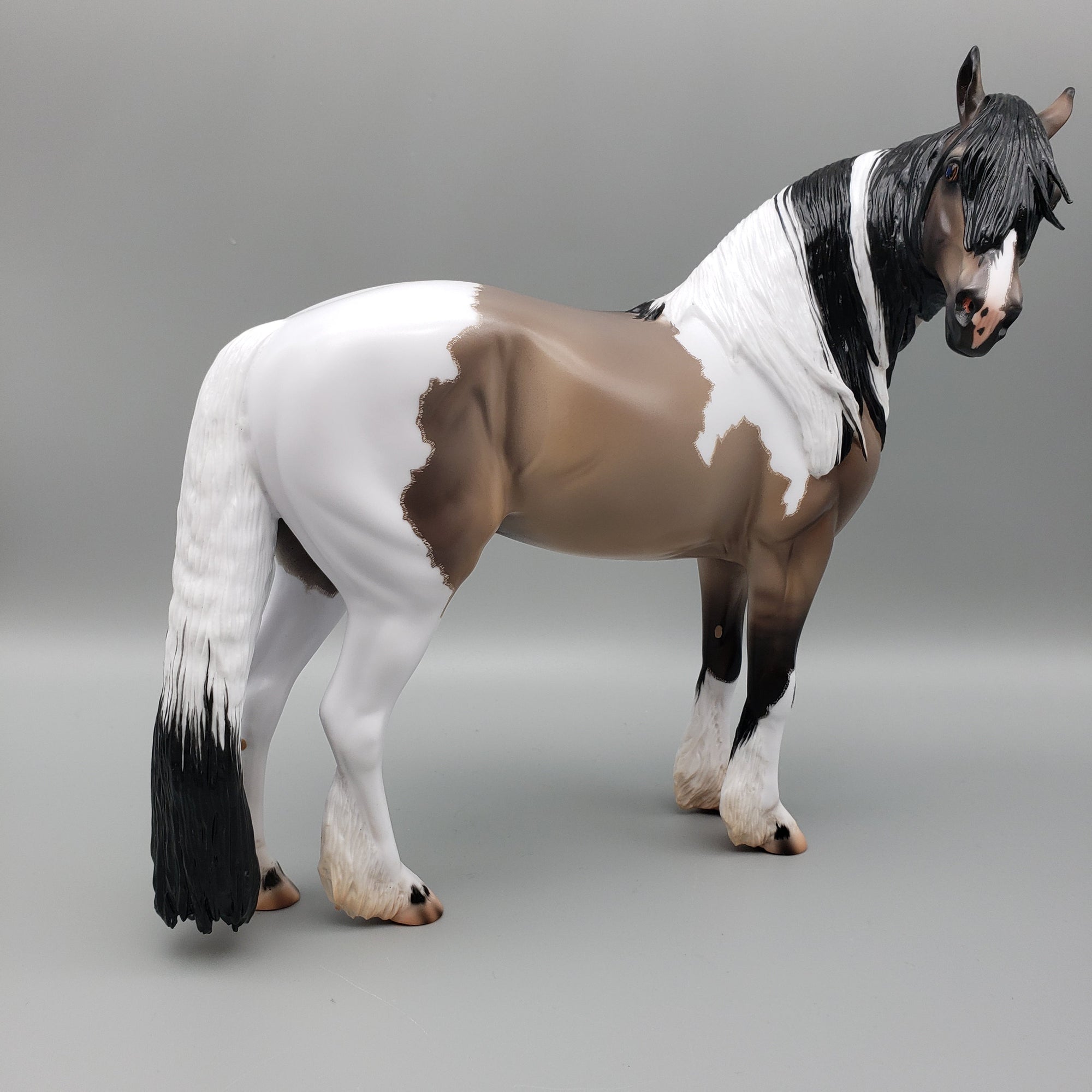 Banyan OOAK Custom Grulla Pinto Andalusian By Caroline Boydston Best Offers 8/14/23