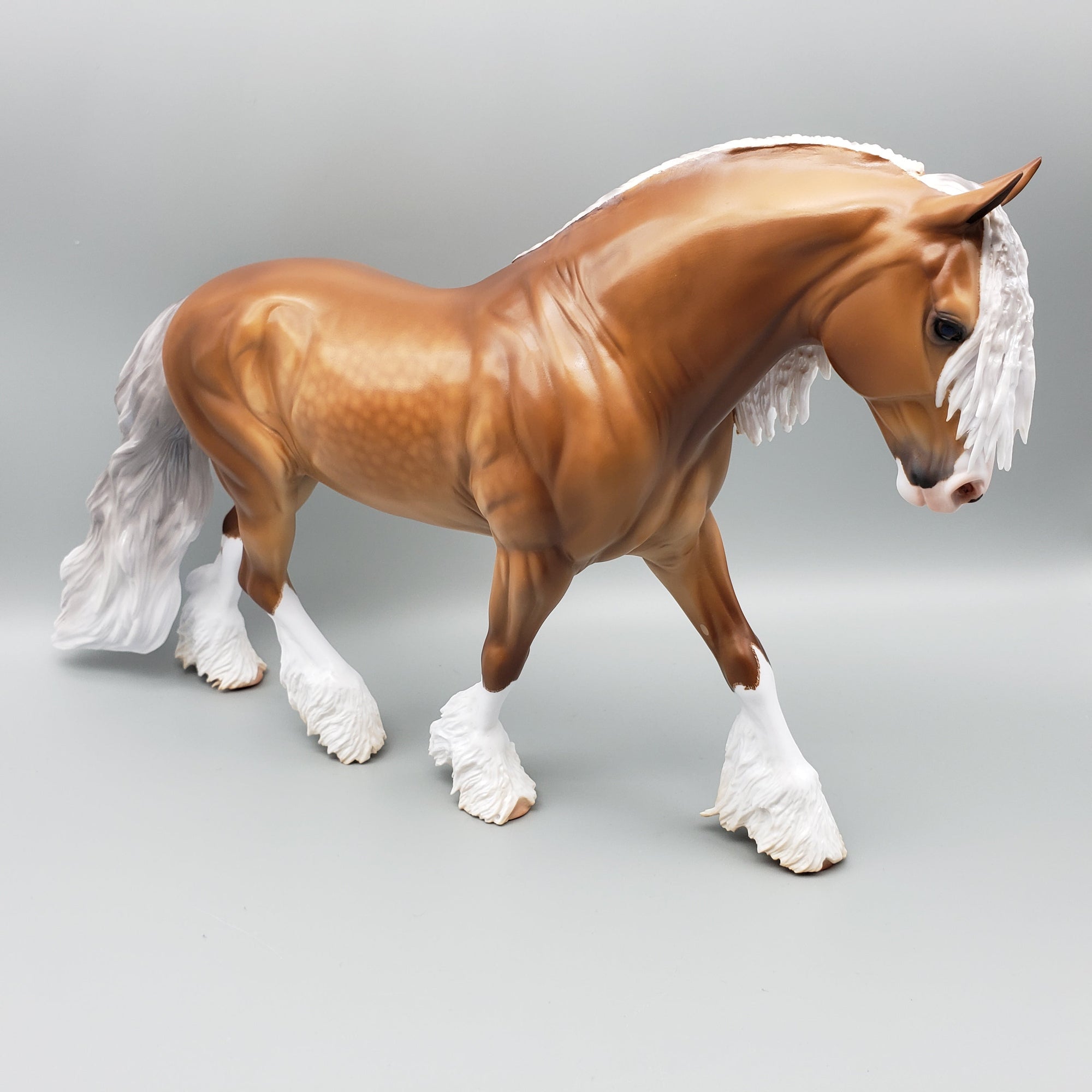 Linden OOAK Dappled Palomino Irish Draught By Caroline Boydston  for AoTH23 Best Offers
