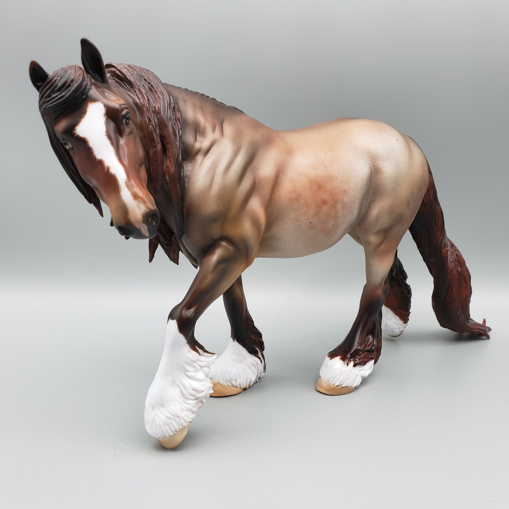 Cabaret OOAK Red Roan Custom Irish Cob by Julie Keim for AoTH23 Best Offers