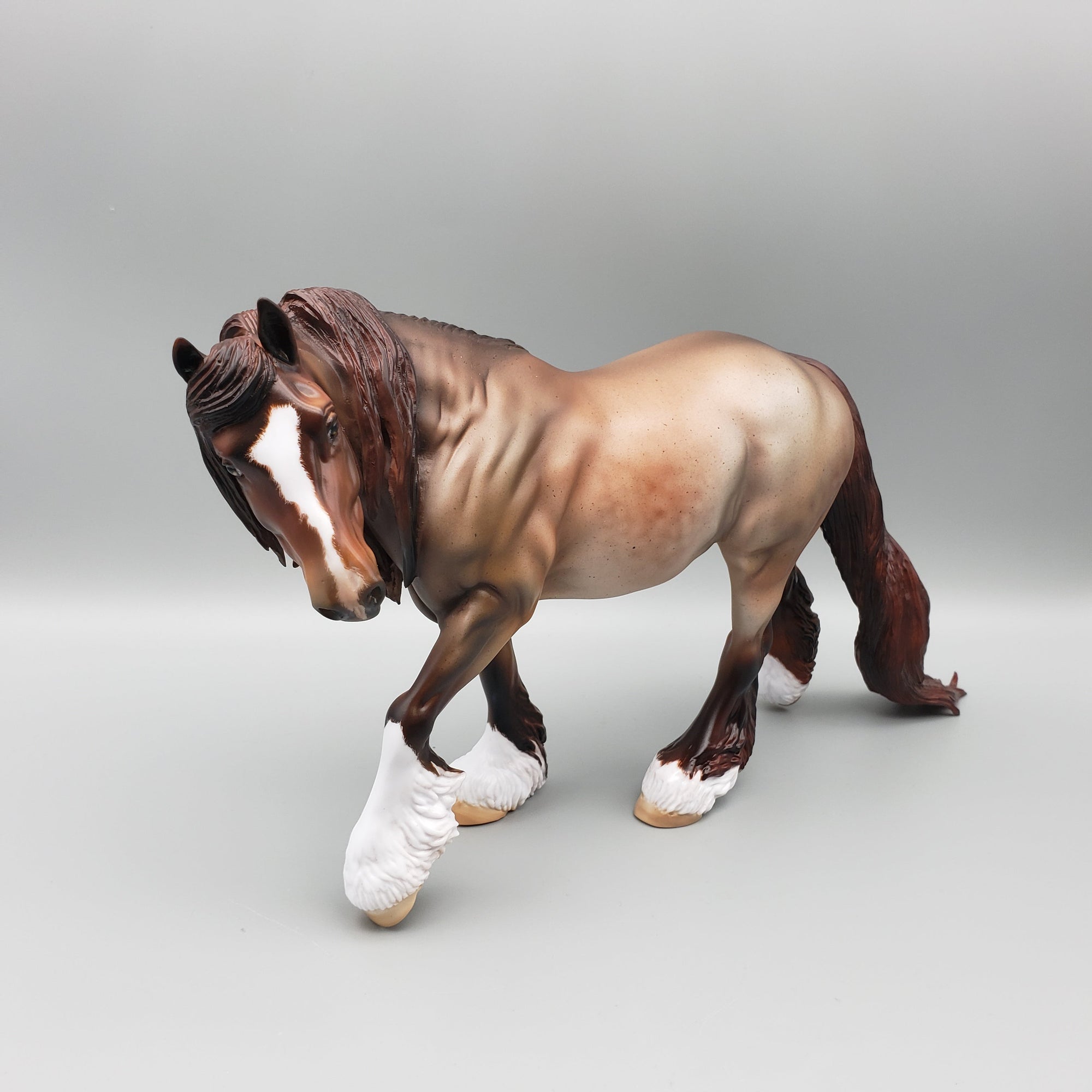 Cabaret OOAK Red Roan Custom Irish Cob by Julie Keim for AoTH23 Best Offers