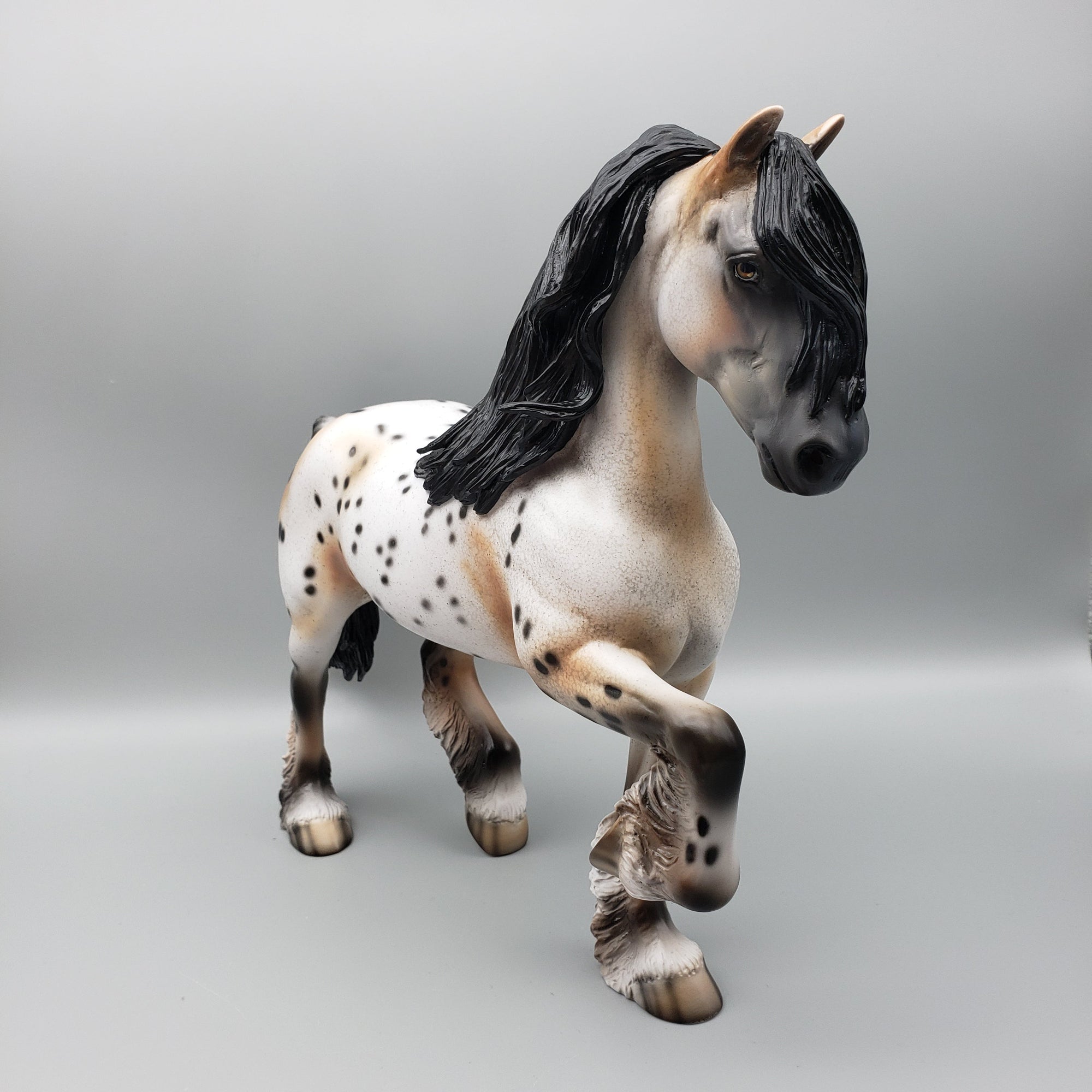 Dancer OOAK Buckskin Appaloosa Trotting Drafter By Dawn Quick for AoTH23 Best Offers