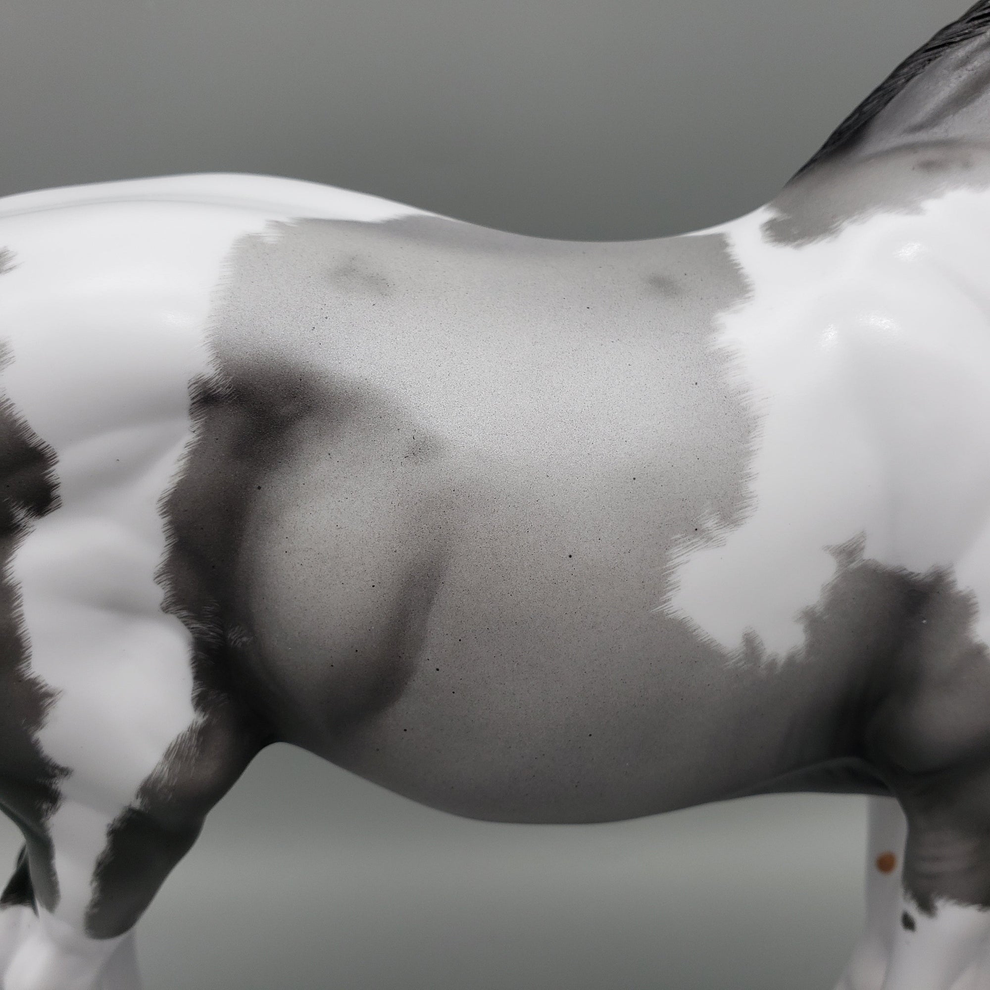 Once In A Blue Moon OOAK Blue Roan Tobiano Heavy Draft By Ellen Robbins for AoTH23 Best Offers