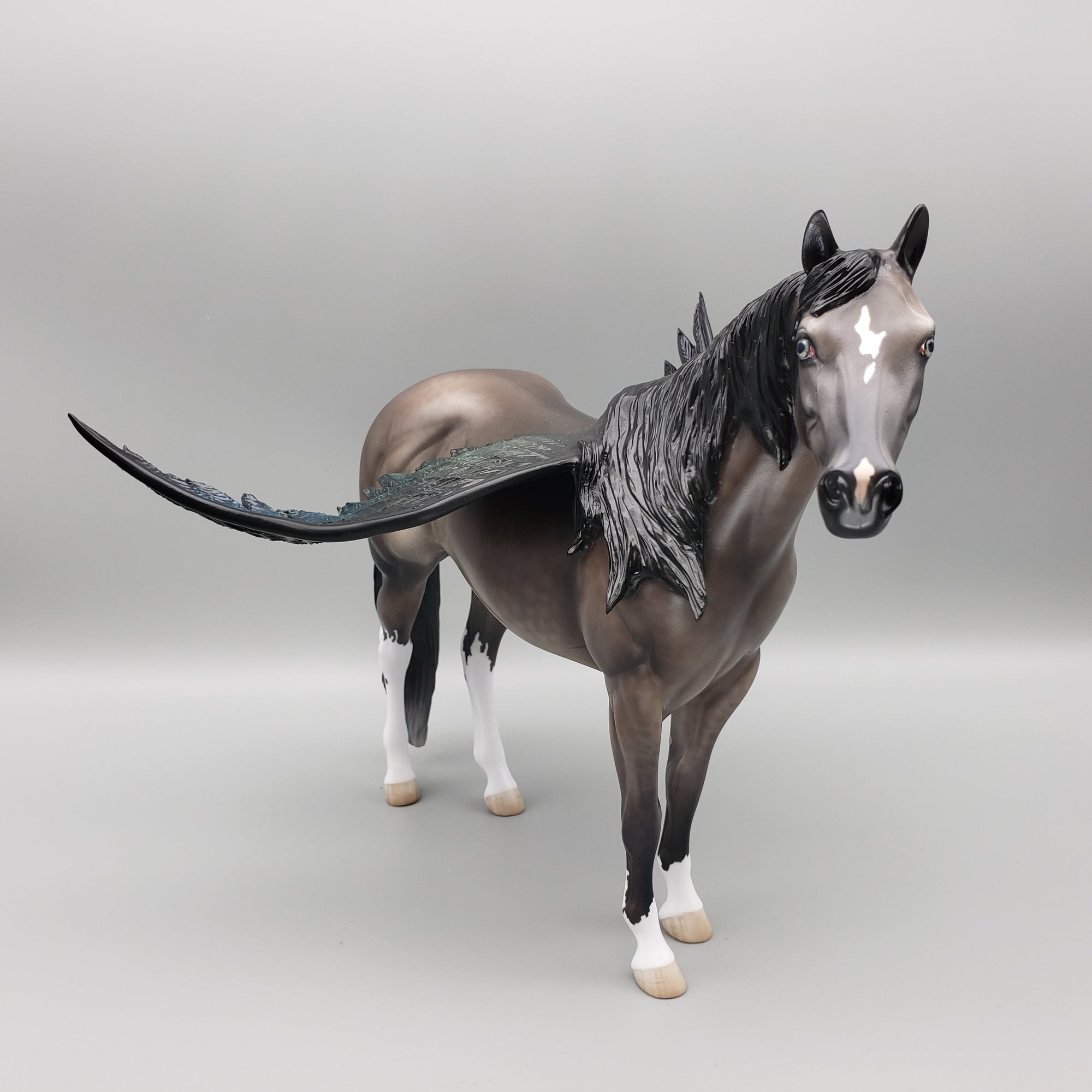 Keanu OOAK Kea Parrot Inspired Pegasus Horse by Jess Hamill AoTH23 Best Offers