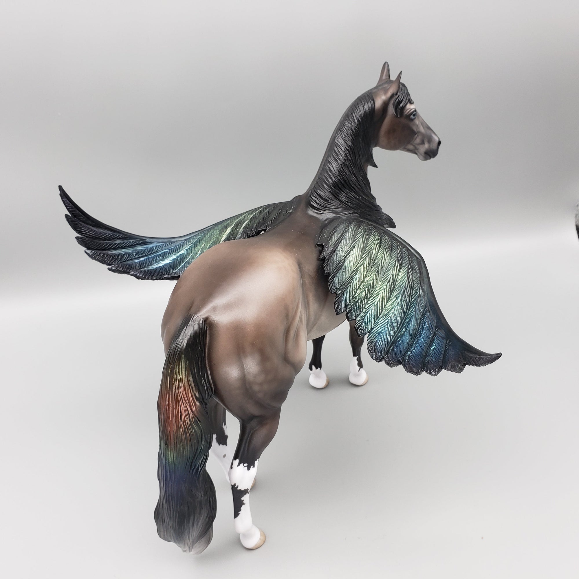 Keanu OOAK Kea Parrot Inspired Pegasus Horse by Jess Hamill AoTH23 Best Offers