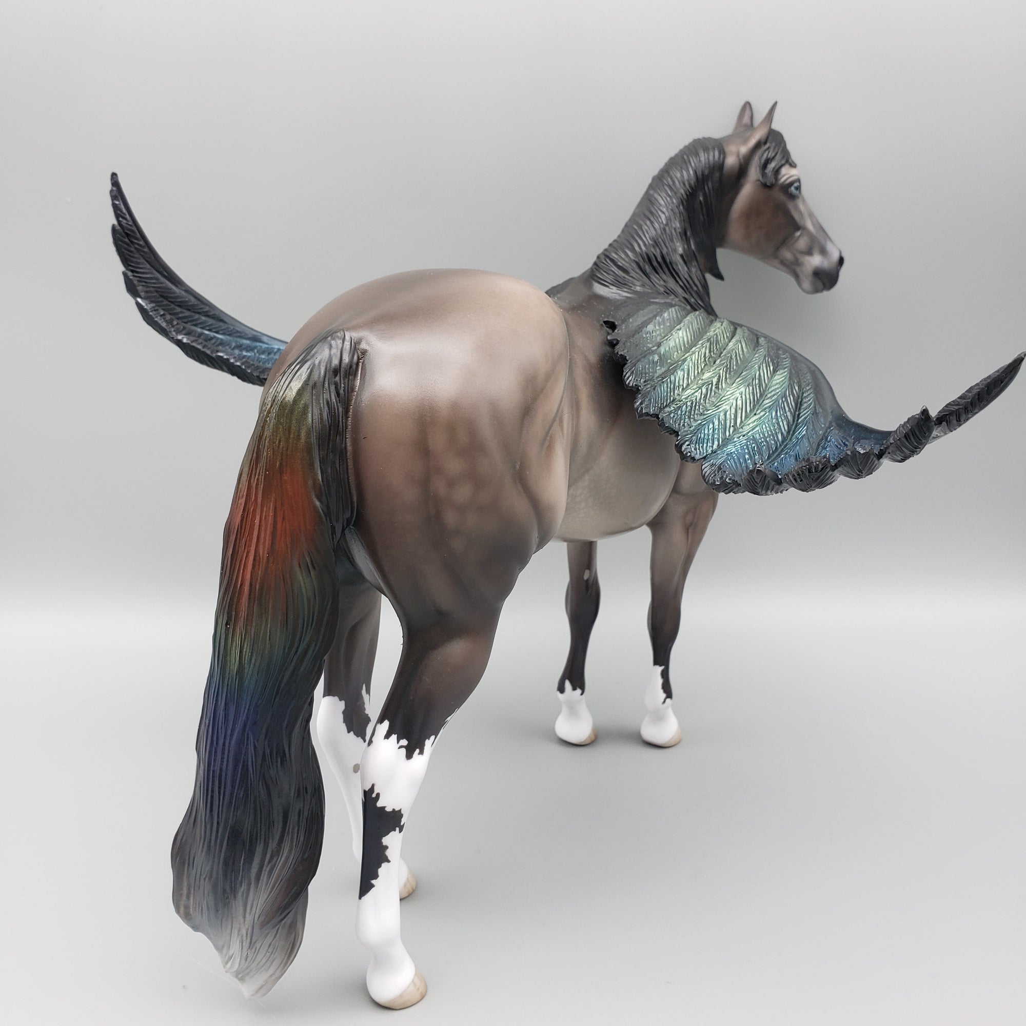 Keanu OOAK Kea Parrot Inspired Pegasus Horse by Jess Hamill AoTH23 Best Offers