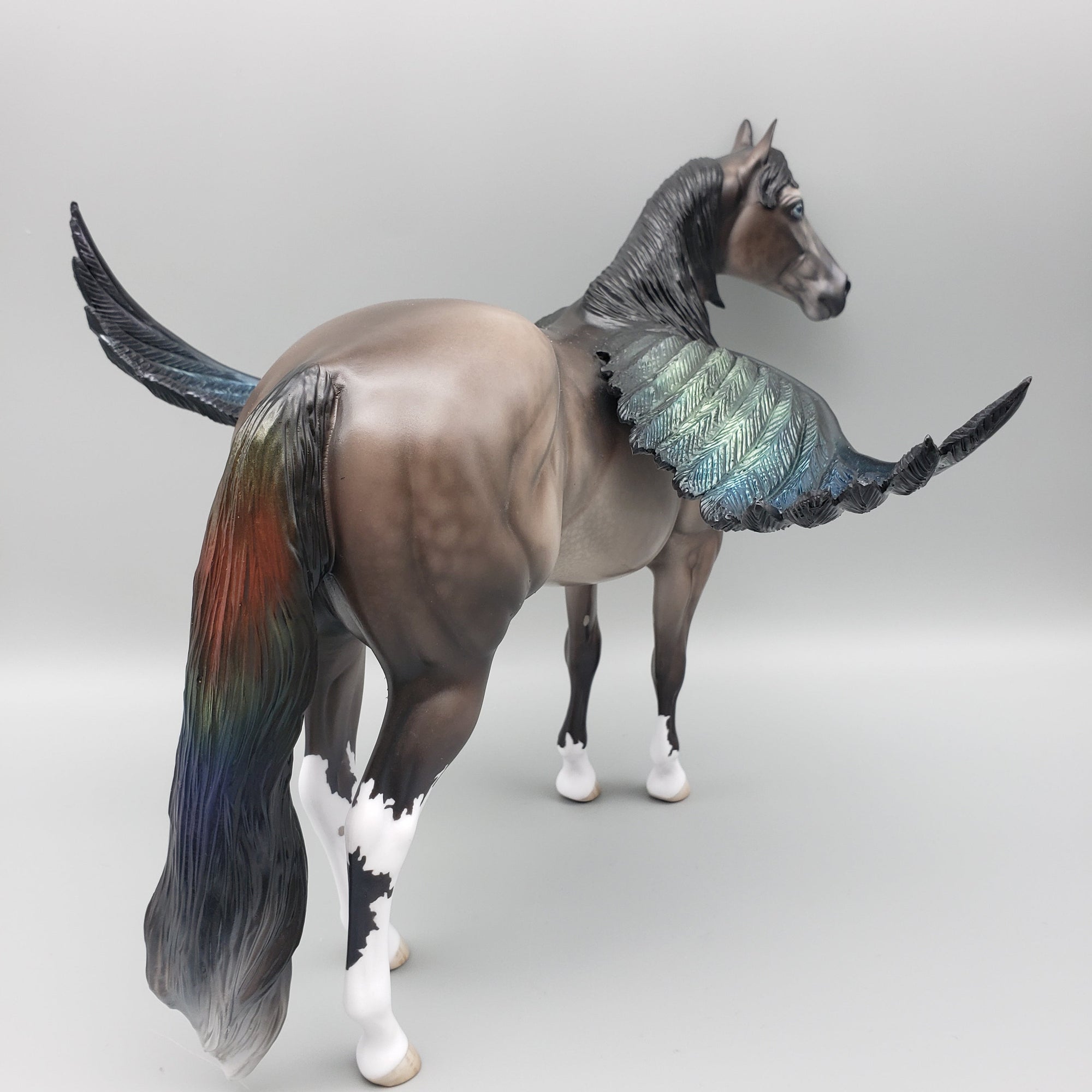 Keanu OOAK Kea Parrot Inspired Pegasus Horse by Jess Hamill AoTH23 Best Offers