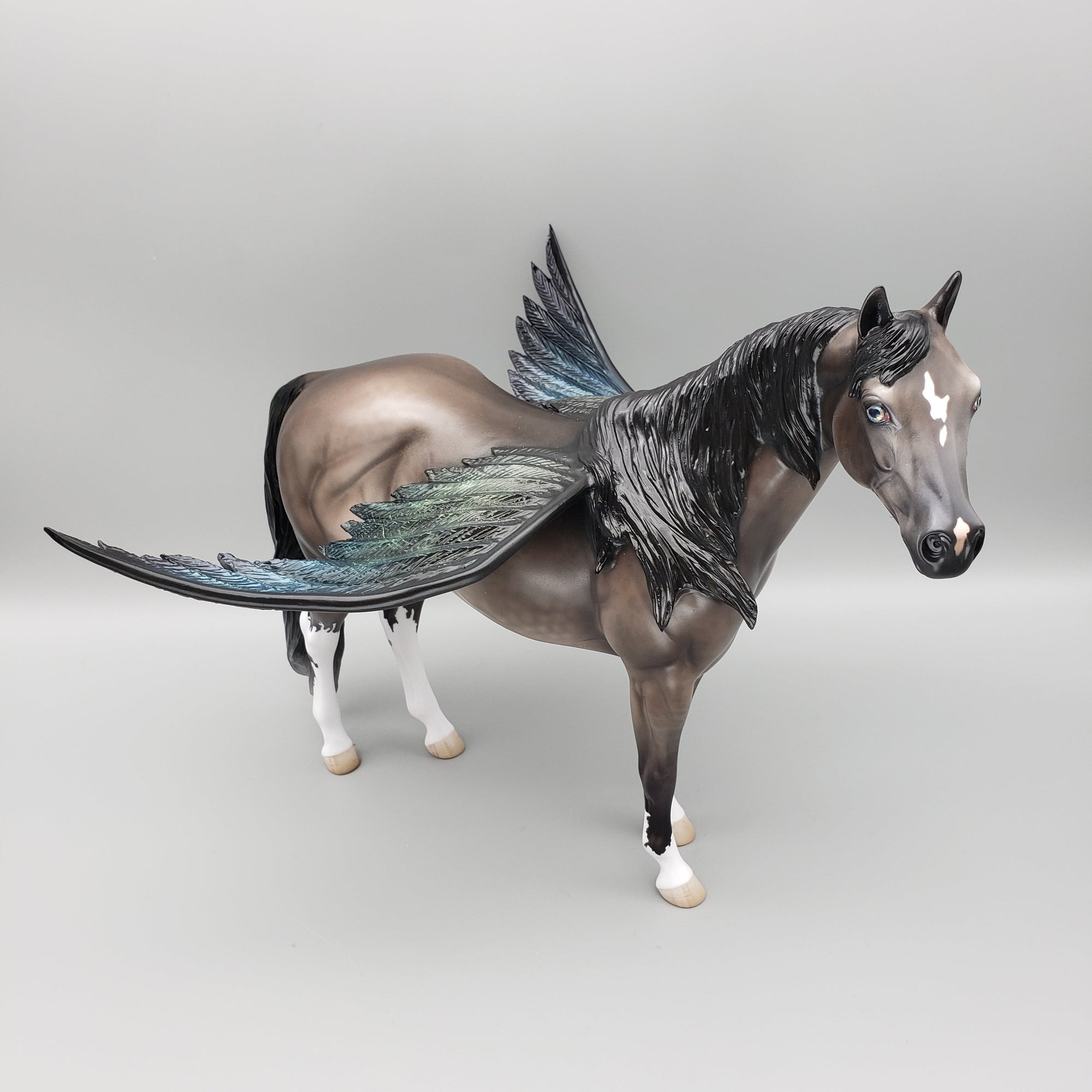 Keanu OOAK Kea Parrot Inspired Pegasus Horse by Jess Hamill AoTH23 Best Offers