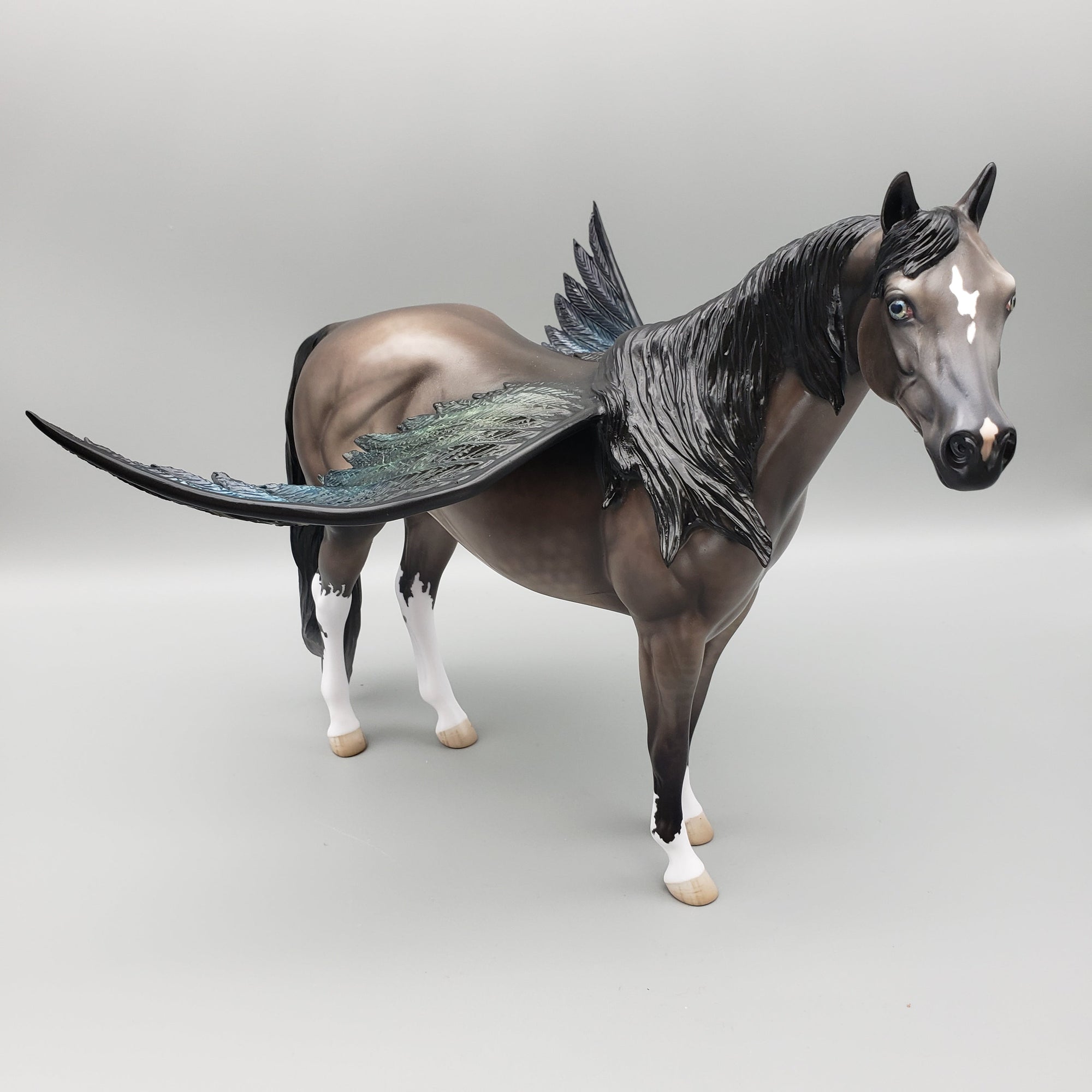 Keanu OOAK Kea Parrot Inspired Pegasus Horse by Jess Hamill AoTH23 Best Offers
