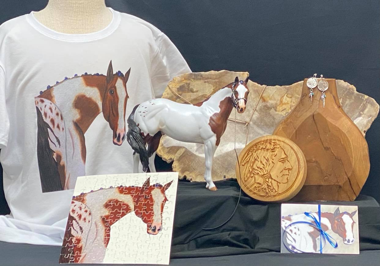 Morning Glory -OOAK ISH Painted by Audrey Dixon EQ 21