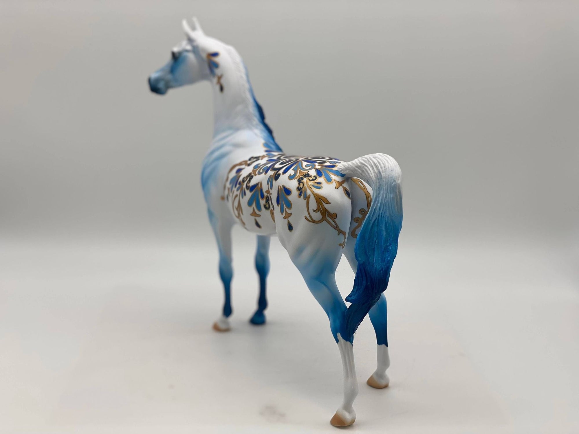 Starlight-OOAK Deco Arabian Painted by Dawn Quick 7/28/22