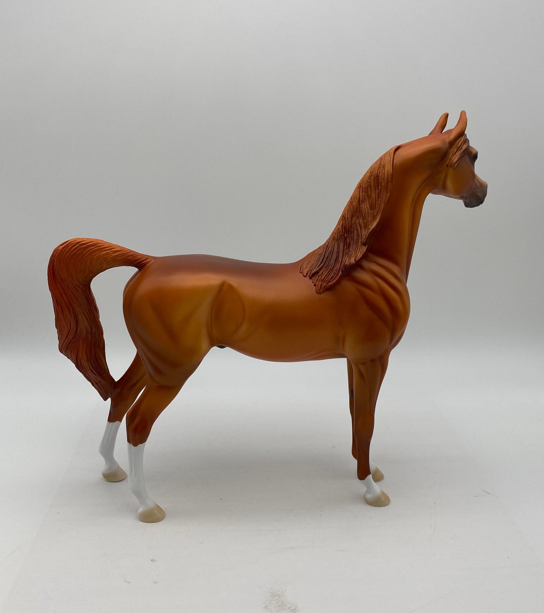 Malak-Chestnut Arabian Painted by Dawn Quick   7/22