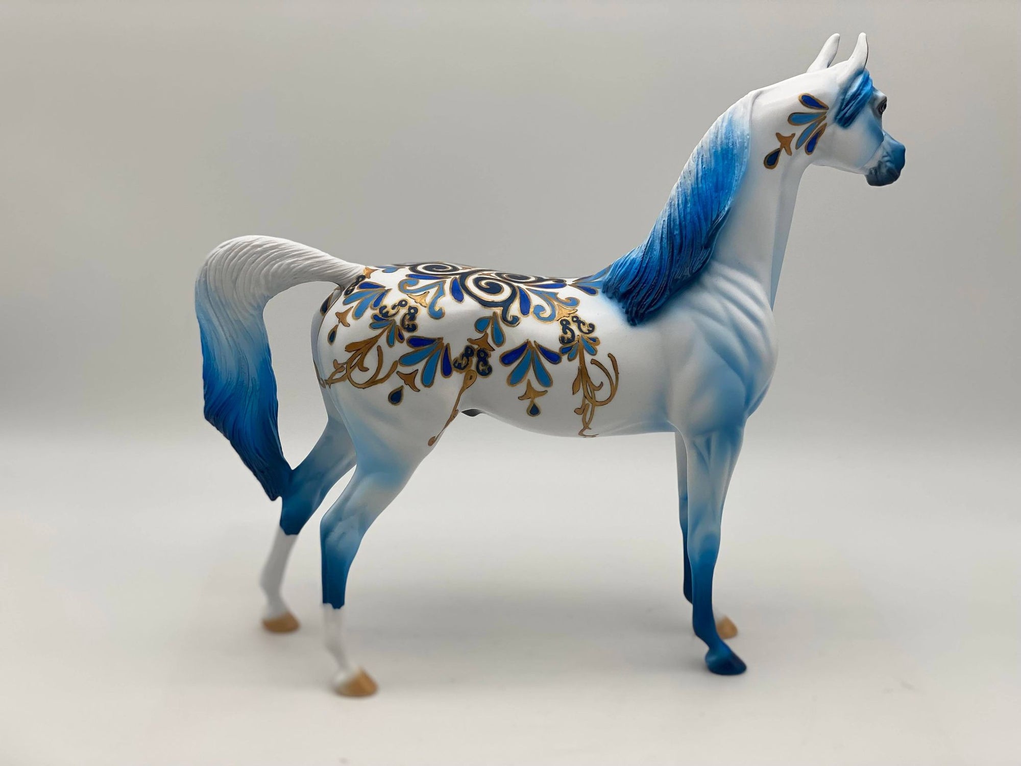 Starlight-OOAK Deco Arabian Painted by Dawn Quick 7/28/22