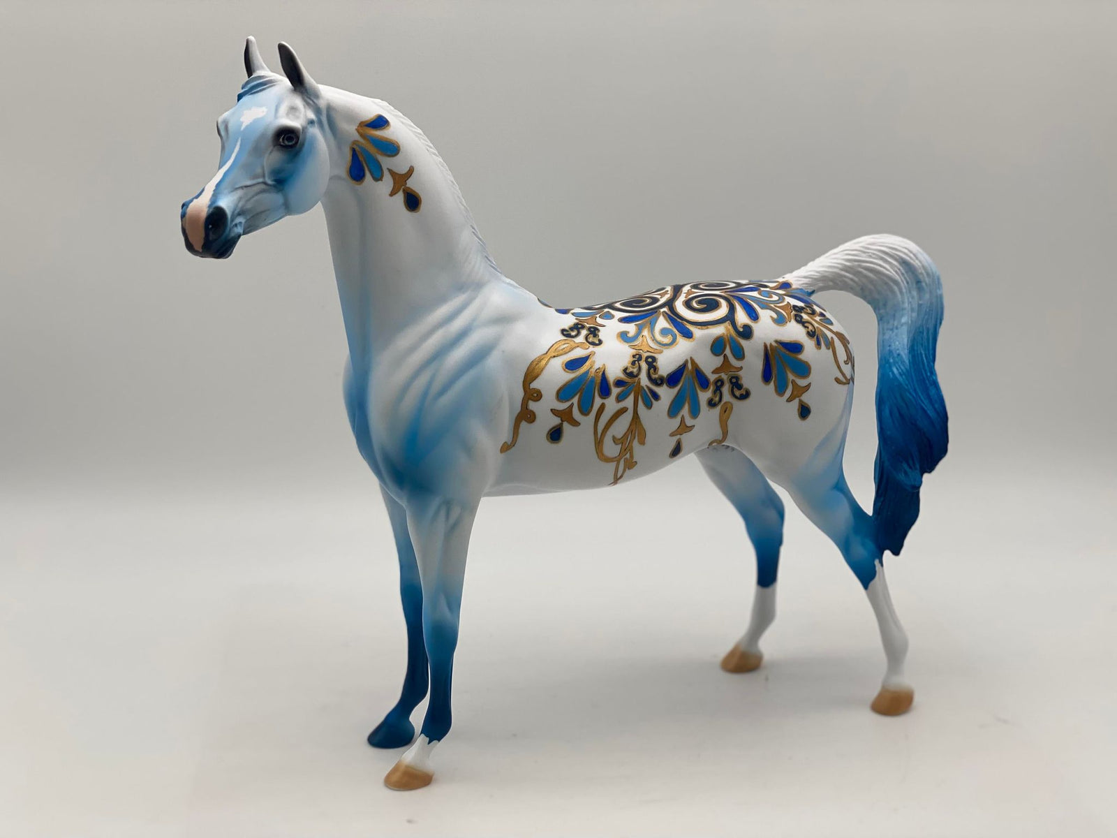 Starlight-OOAK Deco Arabian Painted by Dawn Quick 7/28/22