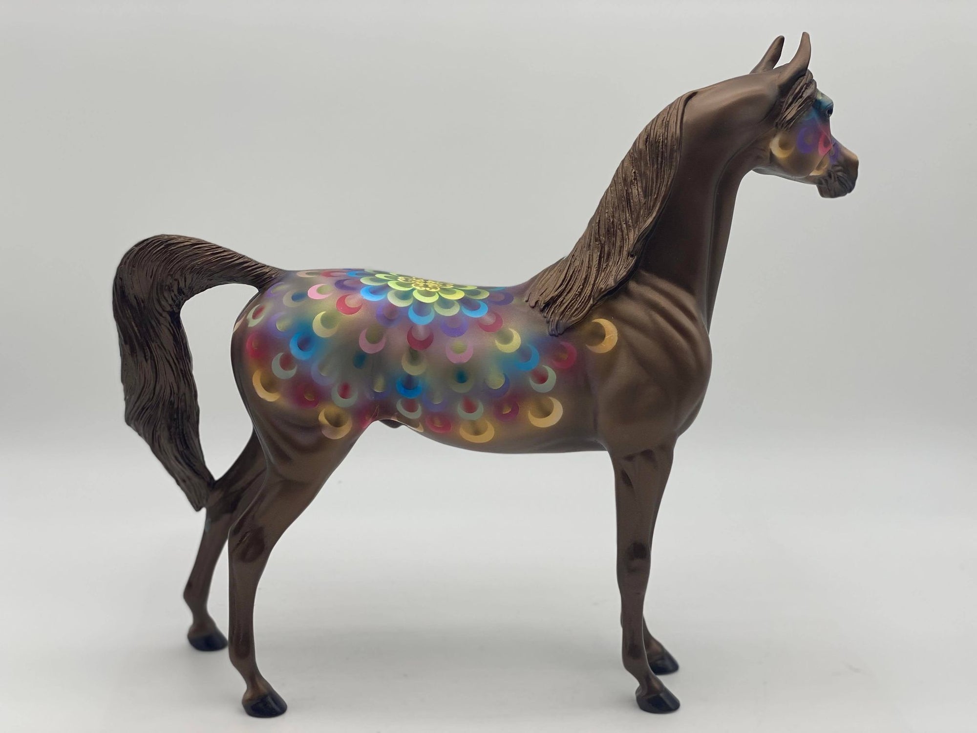 Persik-OOAK Deco Arabian Painted by Dawn Quick 7/28/22