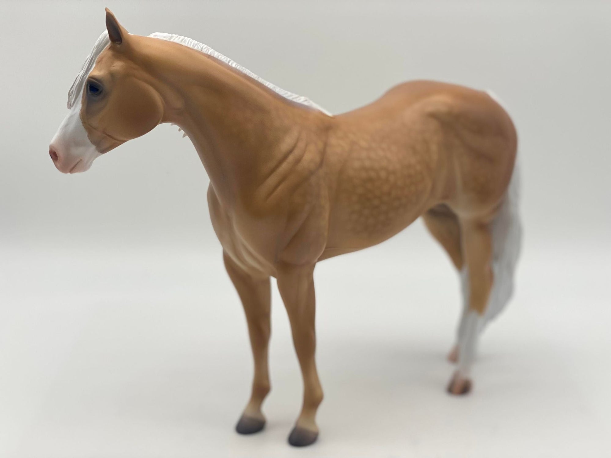 Leeds-OOAK Dapple Palomino ISH Painted by Caroline Boydston 8/1/22