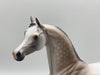 Marengo-OOAK Rose Grey Arabian Painted by Dawn Quick 7/28/22