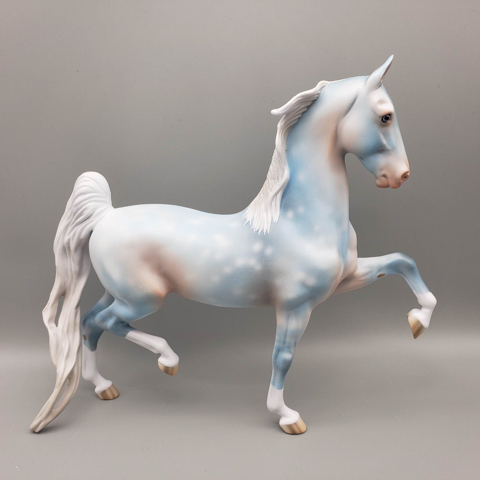 Somniloquy - OOAK - Baby Blue Decorator Saddlebred By Jess Hamill EQ23