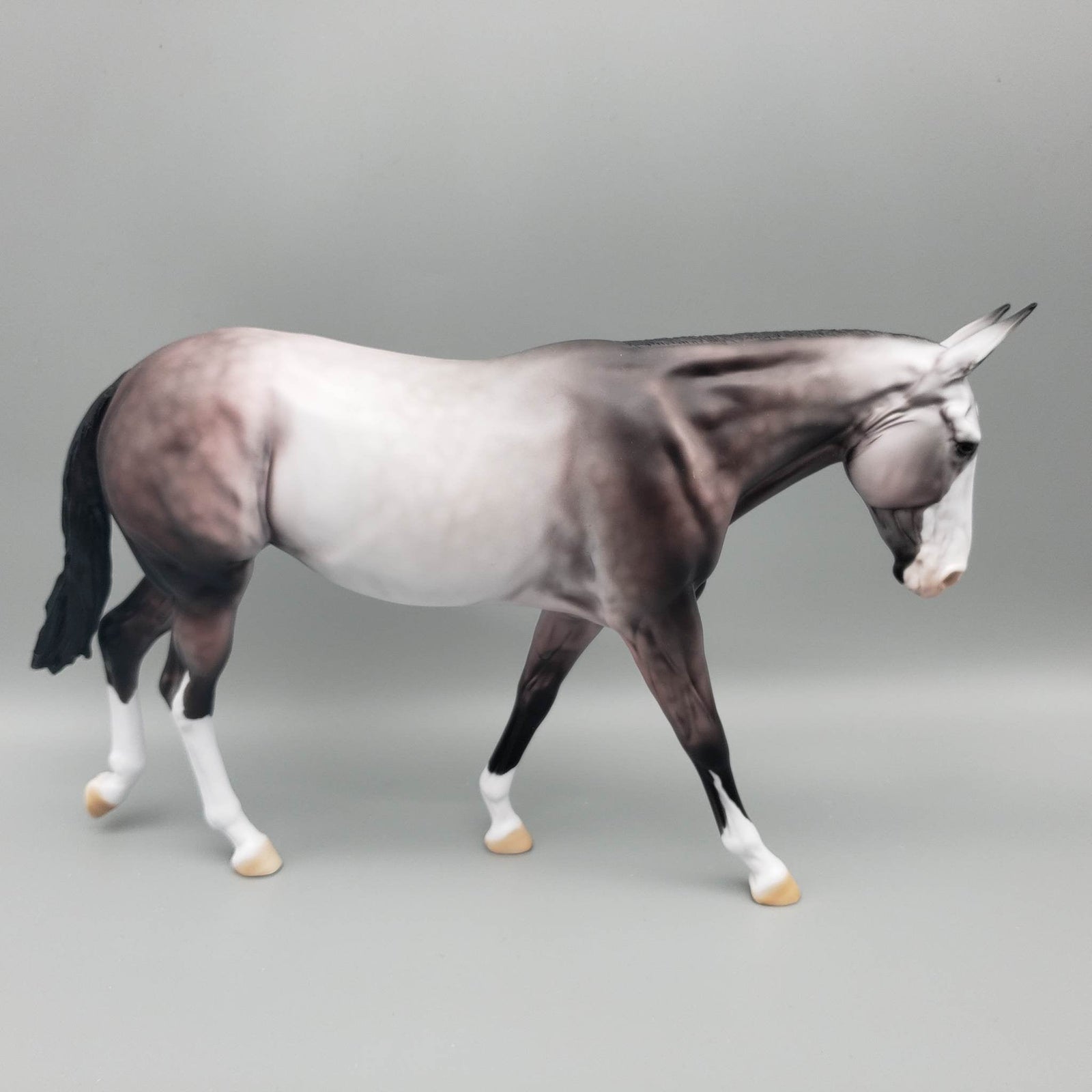 Ally - OOAK - Dapple Rose Grey Mule by Dawn Quick EQ23