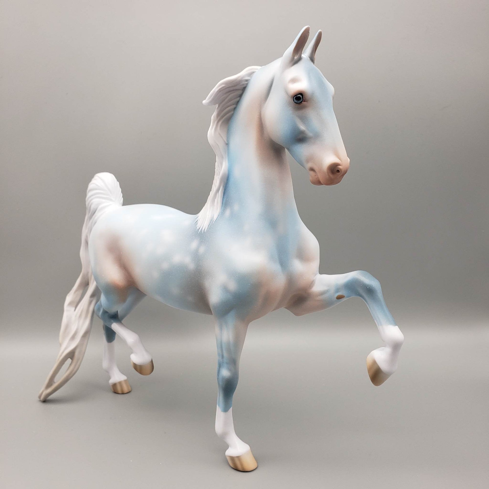 Somniloquy - OOAK - Baby Blue Decorator Saddlebred By Jess Hamill EQ23