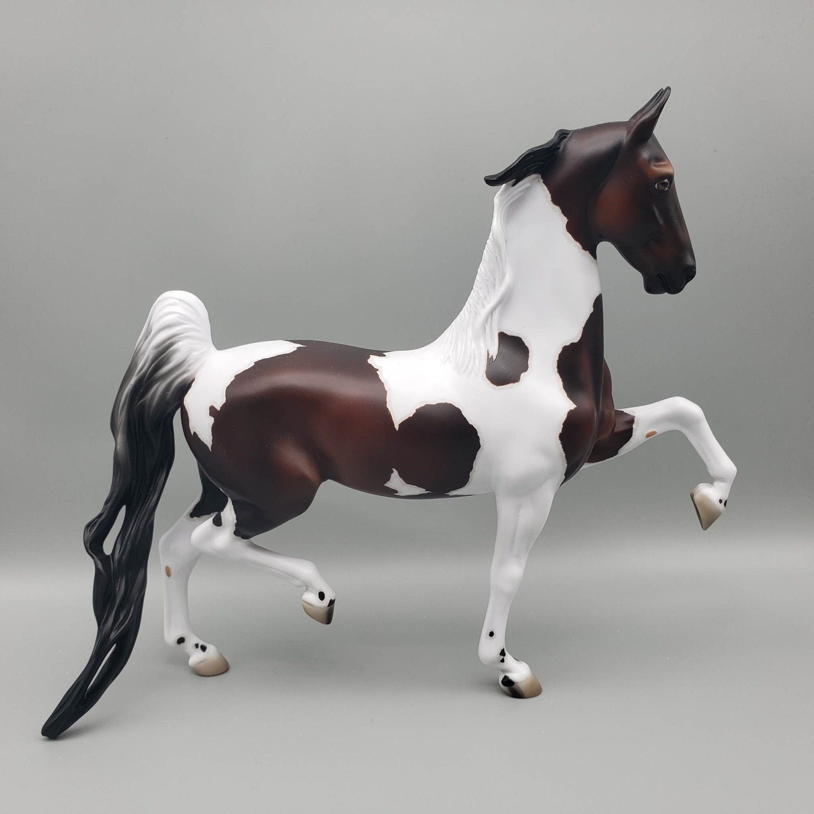Jerren - OOAK - Bay Tobiano Saddlebred By Jess Hamill EQ23