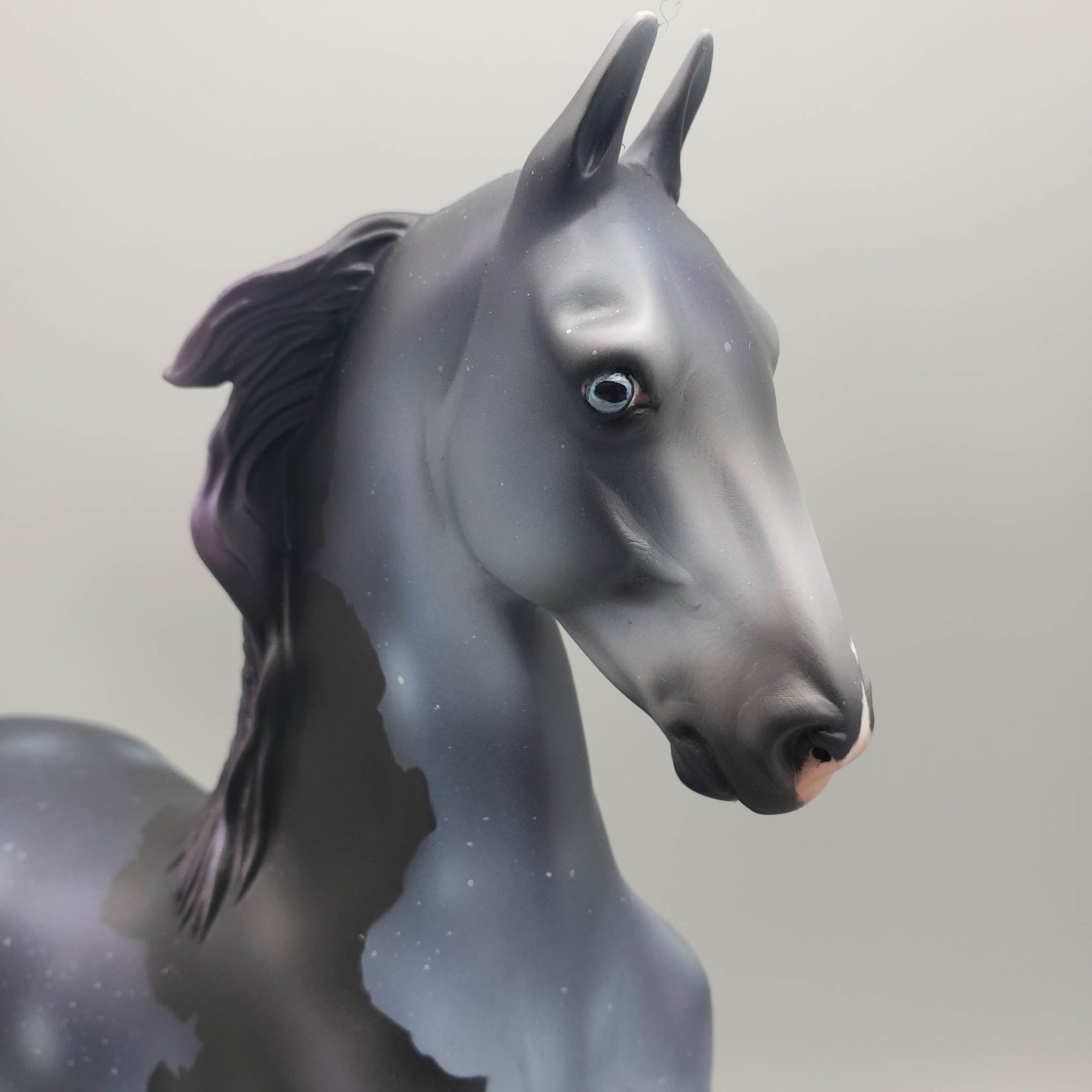 Astel - OOAK - Night Sky Blue &amp; Black Decorator Saddlebred By Jess Hamill EQ23