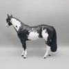 Arod - OOAK - Customized Black Sabino Ideal Stock Horse by Dawn Quick EQ23