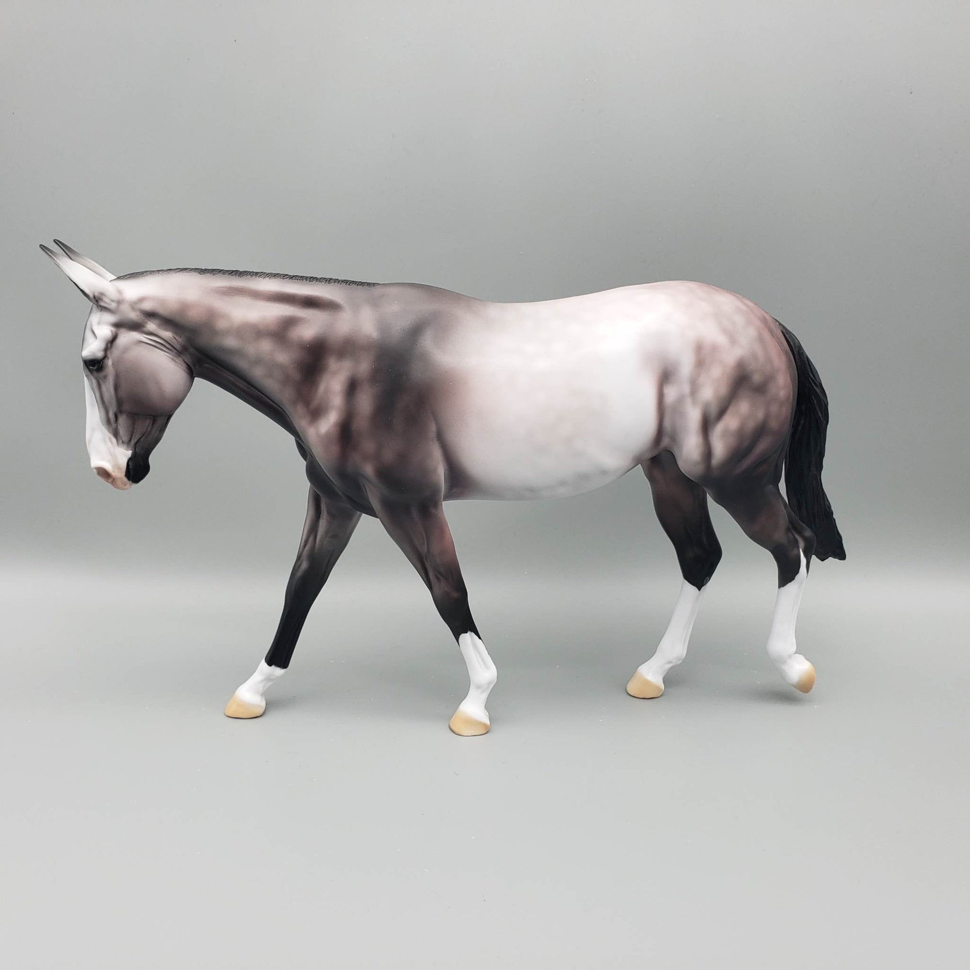 Ally - OOAK - Dapple Rose Grey Mule by Dawn Quick EQ23