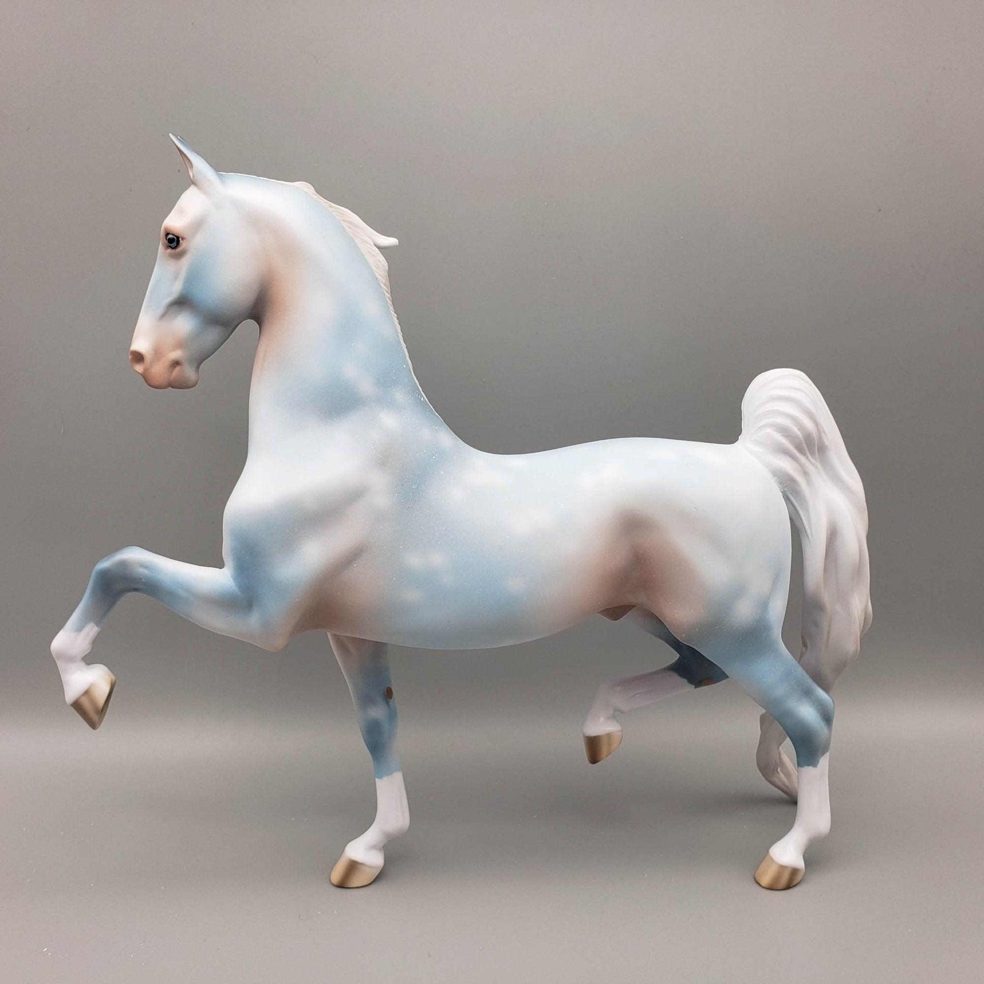 Somniloquy - OOAK - Baby Blue Decorator Saddlebred By Jess Hamill EQ23