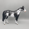 Arod - OOAK - Customized Black Sabino Ideal Stock Horse by Dawn Quick EQ23