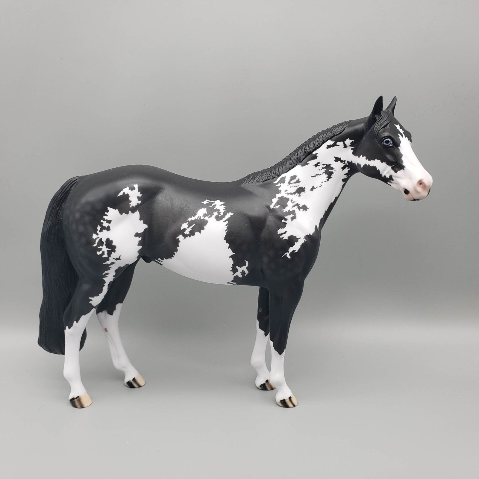 Arod - OOAK - Customized Black Sabino Ideal Stock Horse by Dawn Quick EQ23