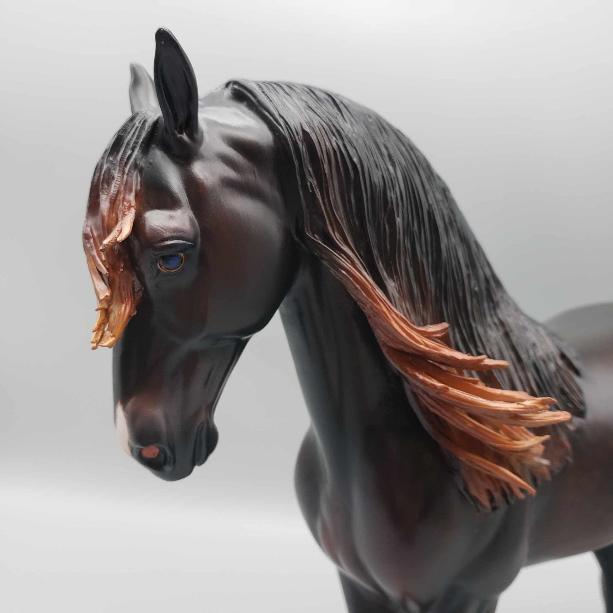 Ocotillo OOAK Dappled Sun Blackened Black Andalusian By Caroline Boydston Best Offers 8/7/23