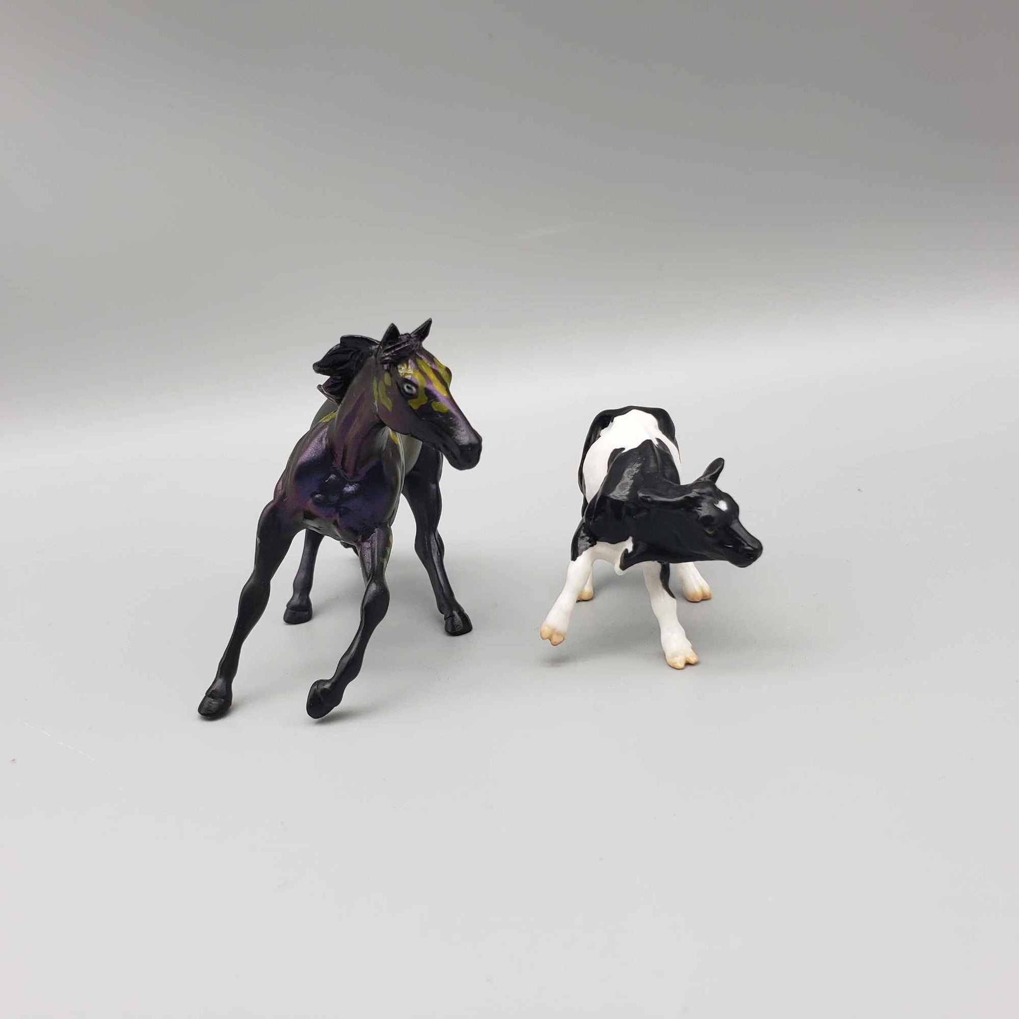 Drads &amp; Calf OOAK Colorshift Black Blacklight Reactive Cutter &amp; Alien Calf Chip LE-30 By Jess Hamill Moonlight Madness 2023 MM23