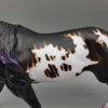 Tabitha OOAK Halloween Deco Brown Etched Tobiano w/ purple highlights Remington By Ellen Robins Moonlight Madness 2023 MM23