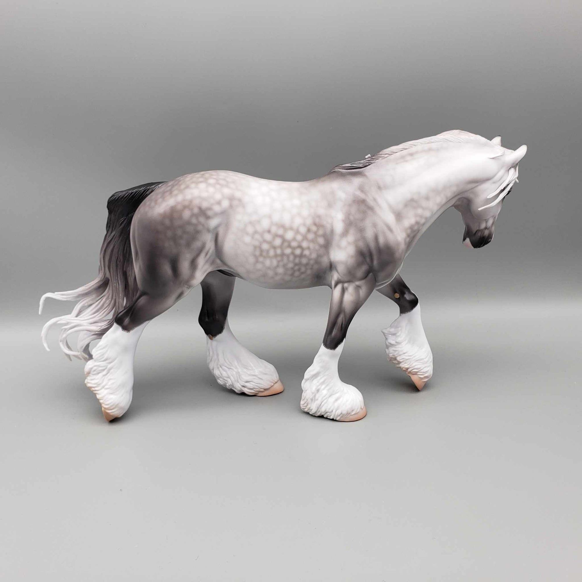 Lockheed OOAK Dappled Grey Irish Cob By Caroline Boydston Best Offer 11/6/23
