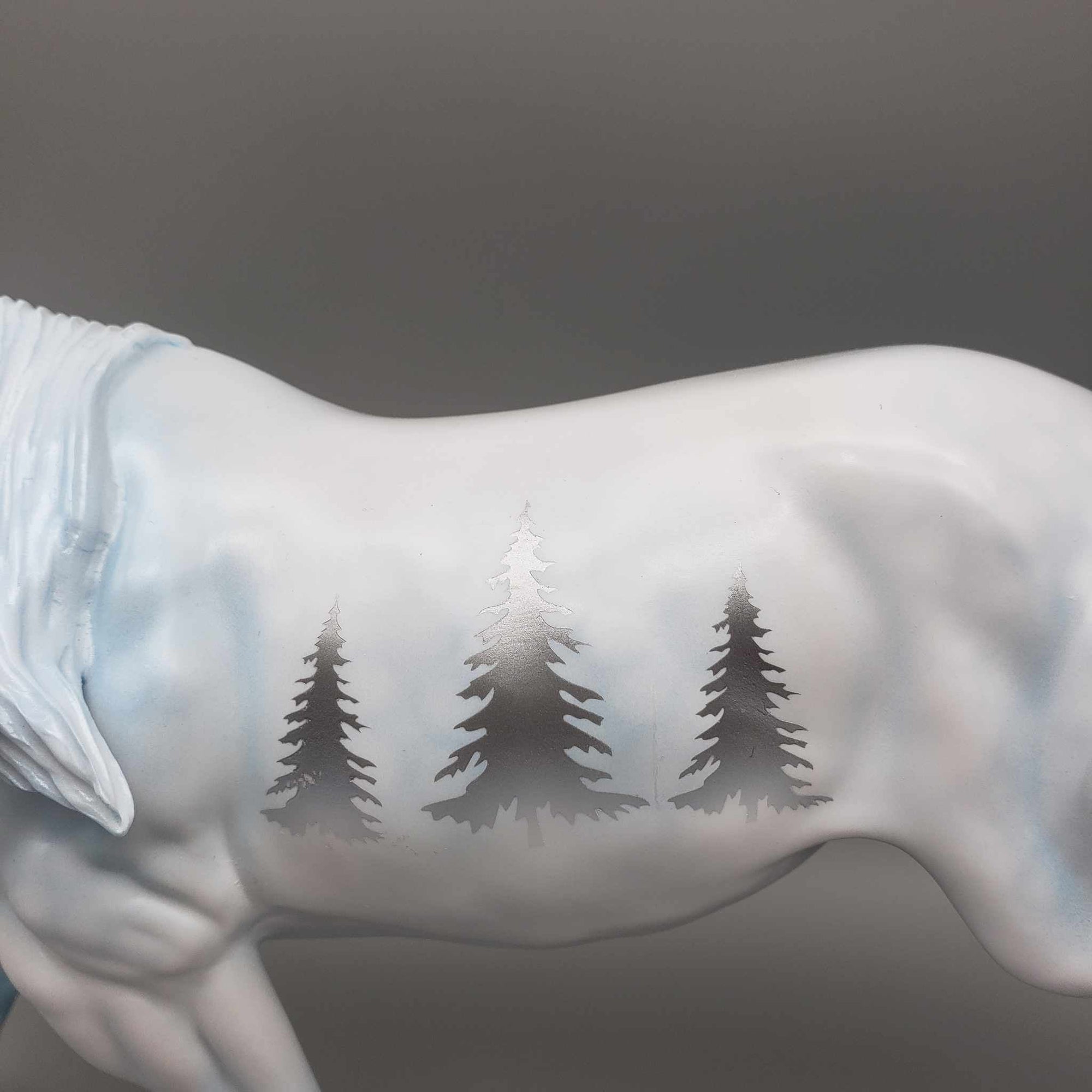 Serene OOAK Deco Running Stock Horse By Angela Marleau Holiday Sale HS23