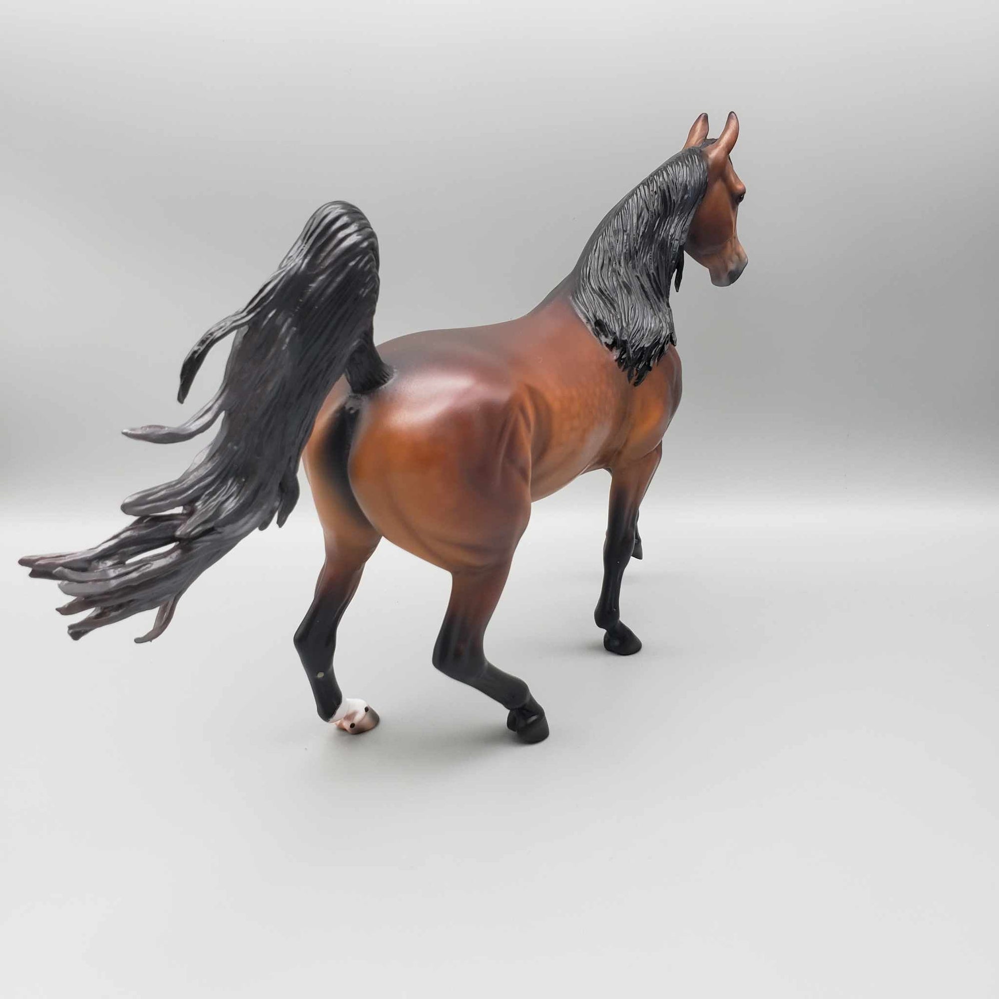 Cessna OOAK Dappled Bay with Silver Tail Arabian Mare By Caroline Boydston Best Offer 11/6/23