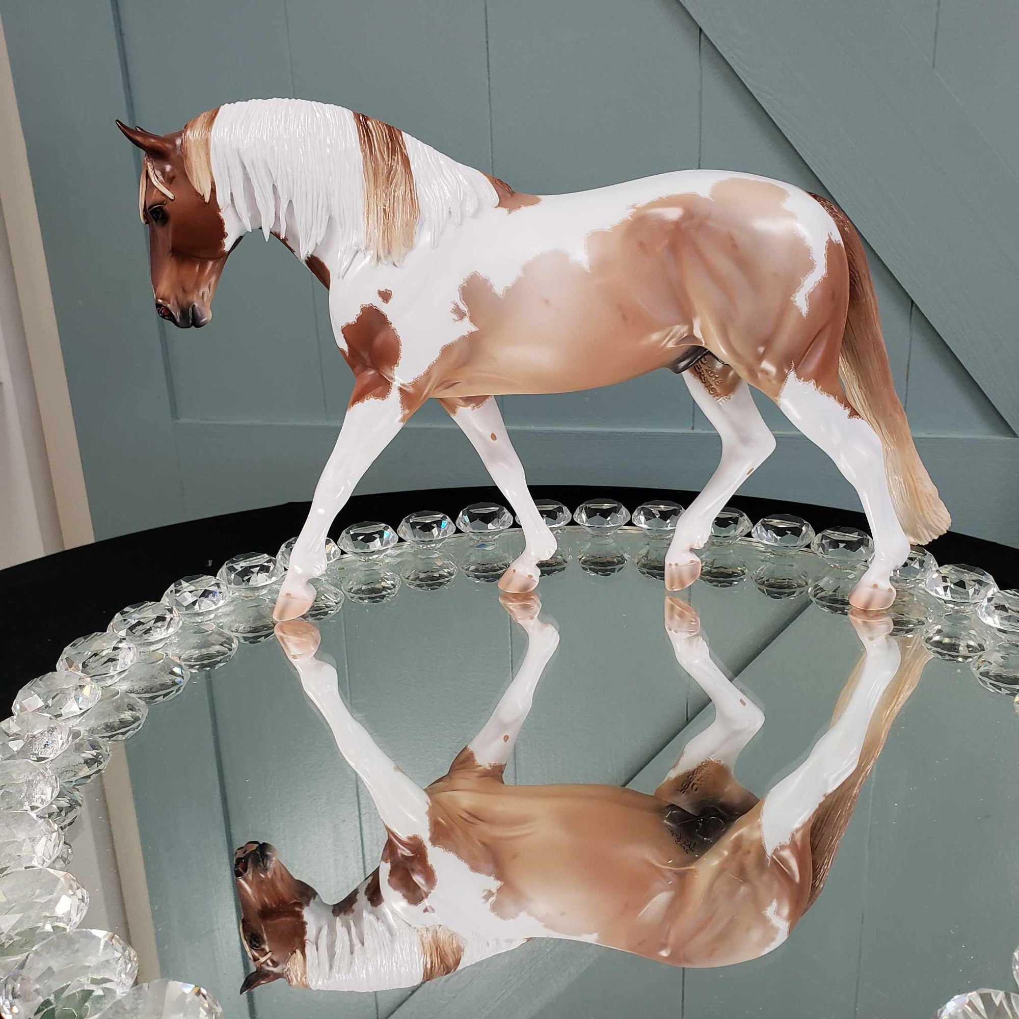 Atacama OOAK Red Roan Tobiano Irish Draught By Caroline Boydston Best Offers 8/7/23