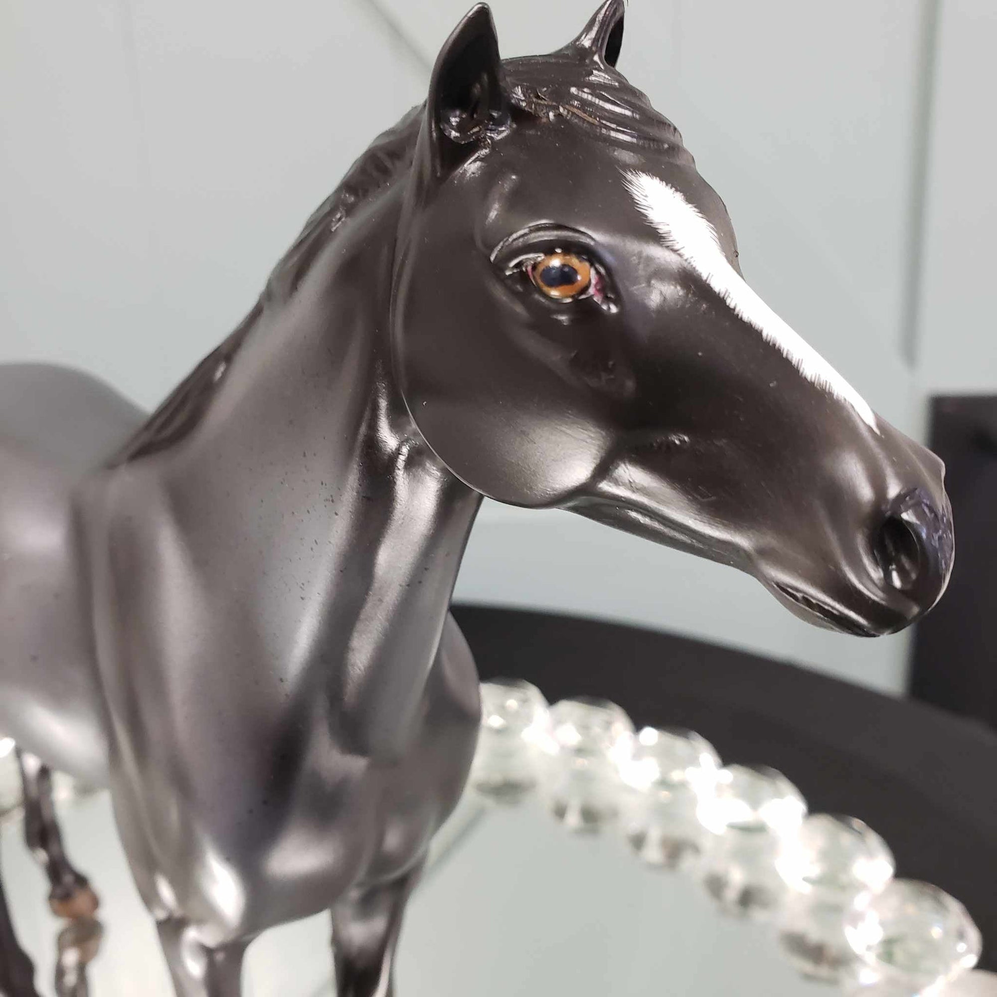 Layshya Astraeus OOAK Blue Roan Mustang By Angela Marleau