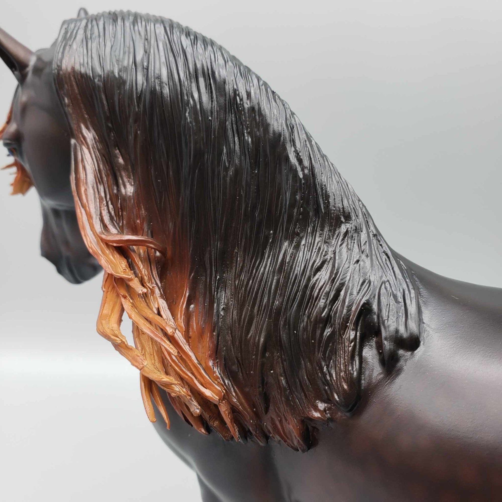 Ocotillo OOAK Dappled Sun Blackened Black Andalusian By Caroline Boydston Best Offers 8/7/23