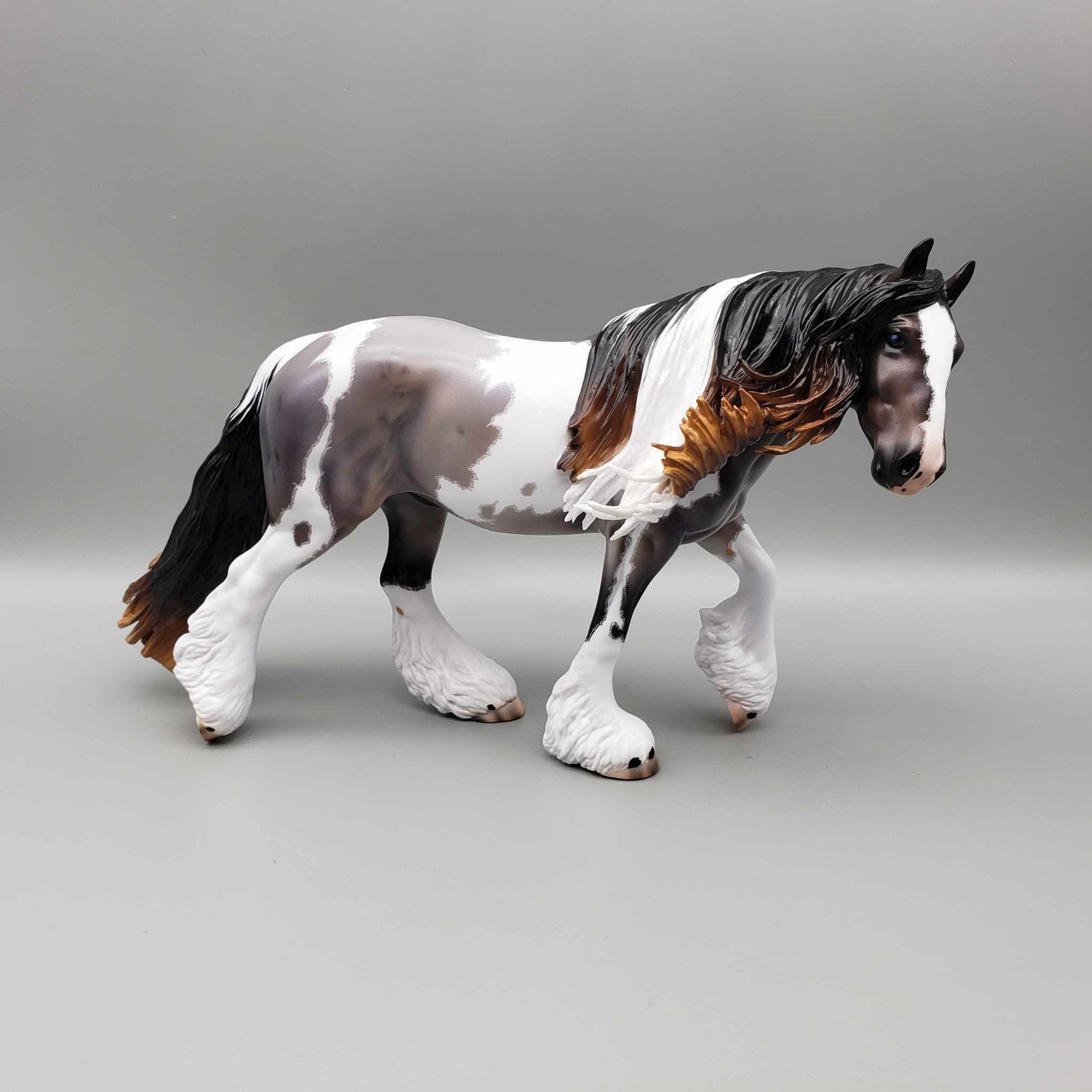 Chalbri OOAK Bay Tobiano Roan Custom Cob By Caroline Boydston Best Offers 8/7/23