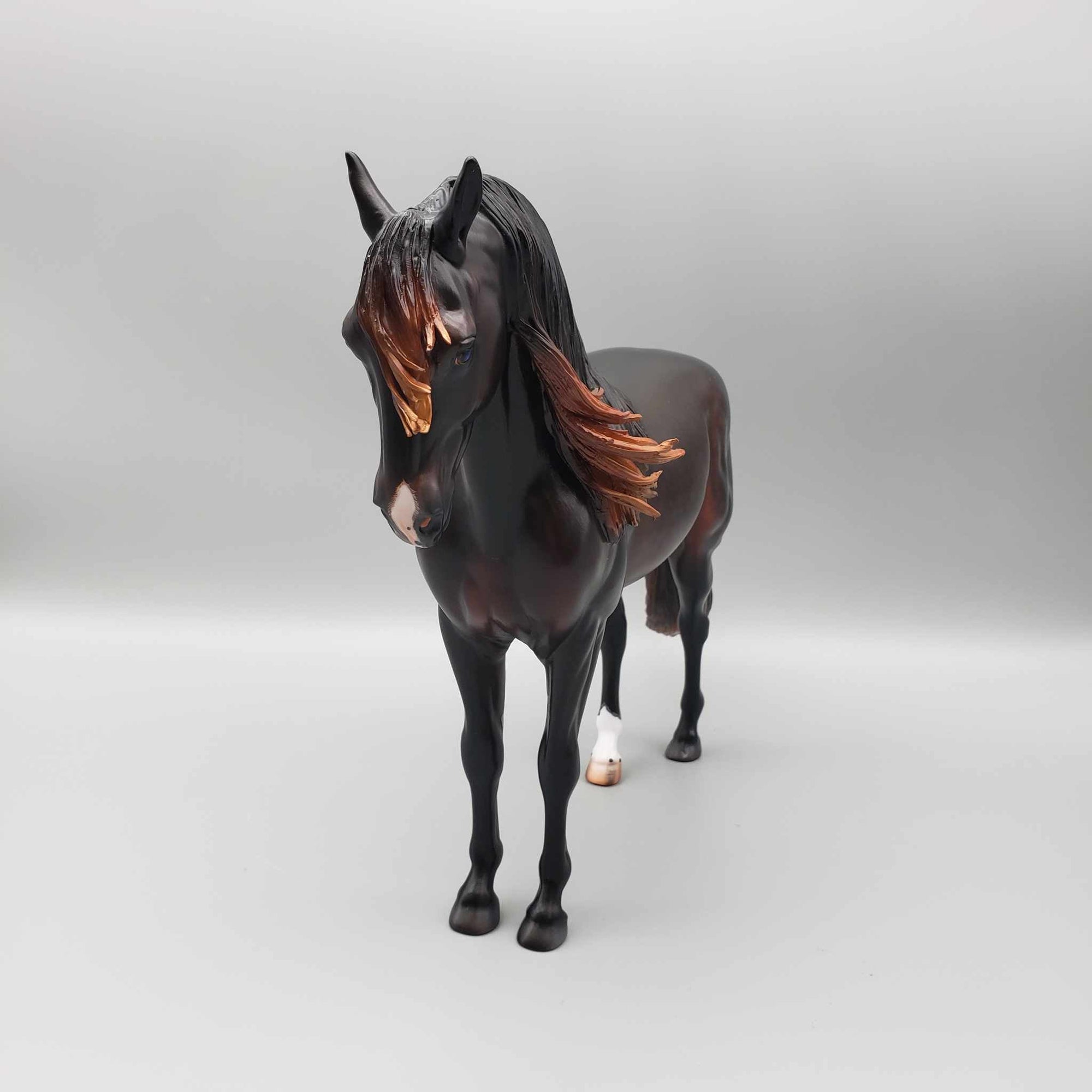 Ocotillo OOAK Dappled Sun Blackened Black Andalusian By Caroline Boydston Best Offers 8/7/23
