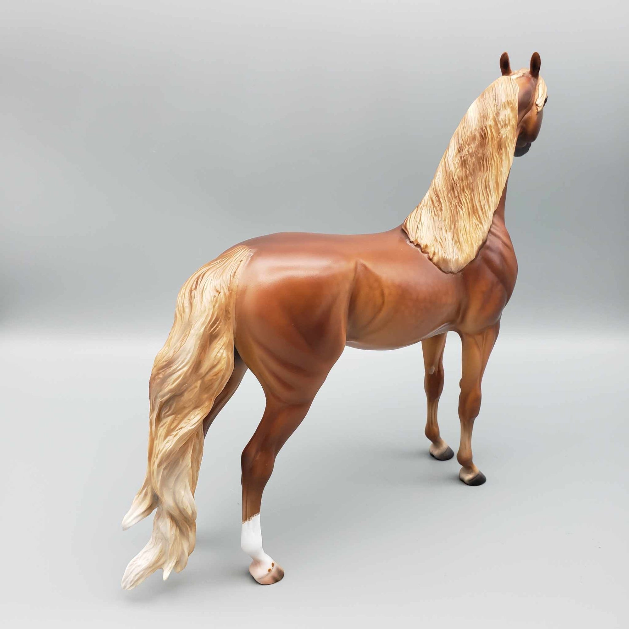 Mojave OOAK Dappled Chestnut Extreme Custom Arab Stallion Turned Into Saddlebred By Caroline Boydston Best Offers 8/7/23