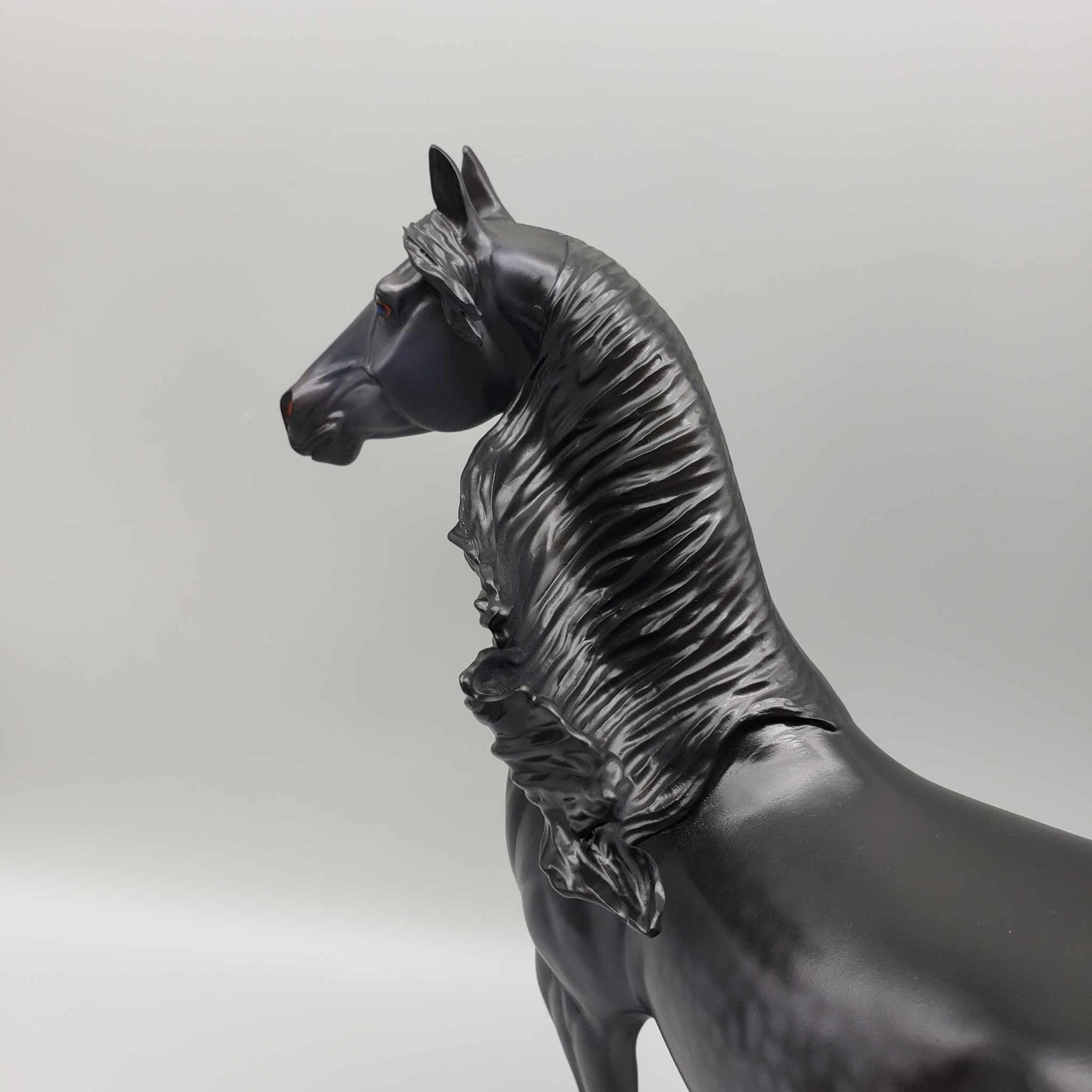 The Raven OOAK Dappled Black Extreme Custom Arab Stallion Turned Into Saddlebred By Caroline Boydston Best Offers 8/7/23