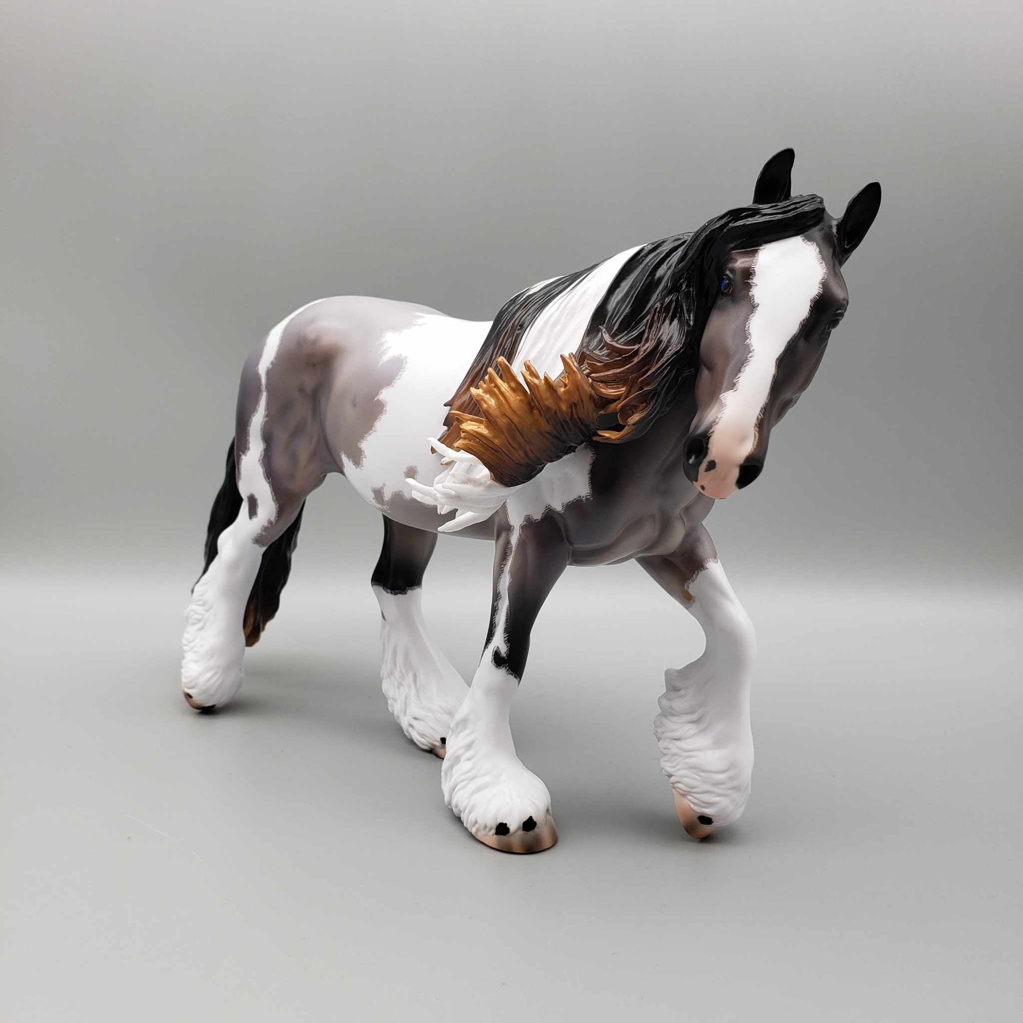 Chalbri OOAK Bay Tobiano Roan Custom Cob By Caroline Boydston Best Offers 8/7/23