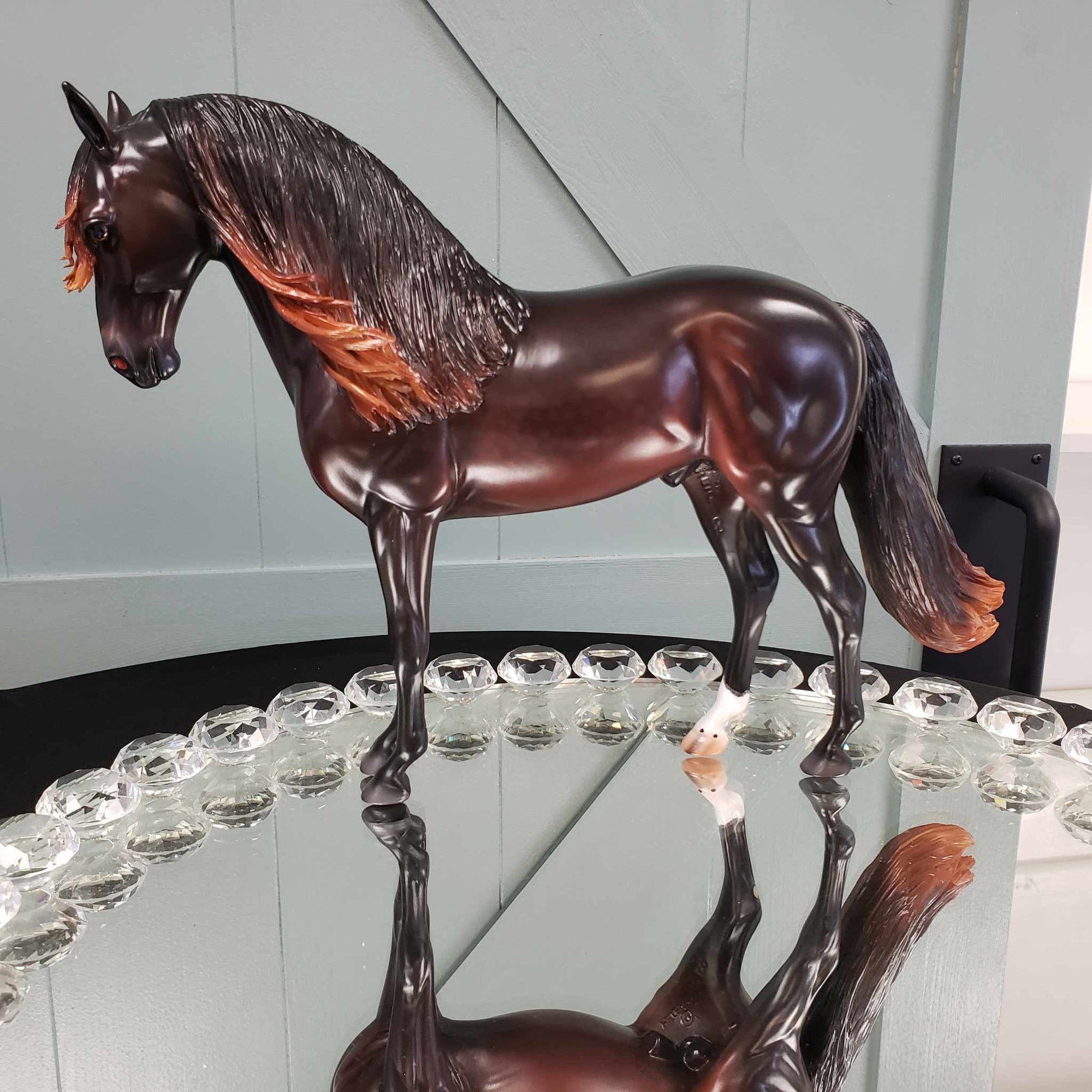 Ocotillo OOAK Dappled Sun Blackened Black Andalusian By Caroline Boydston Best Offers 8/7/23