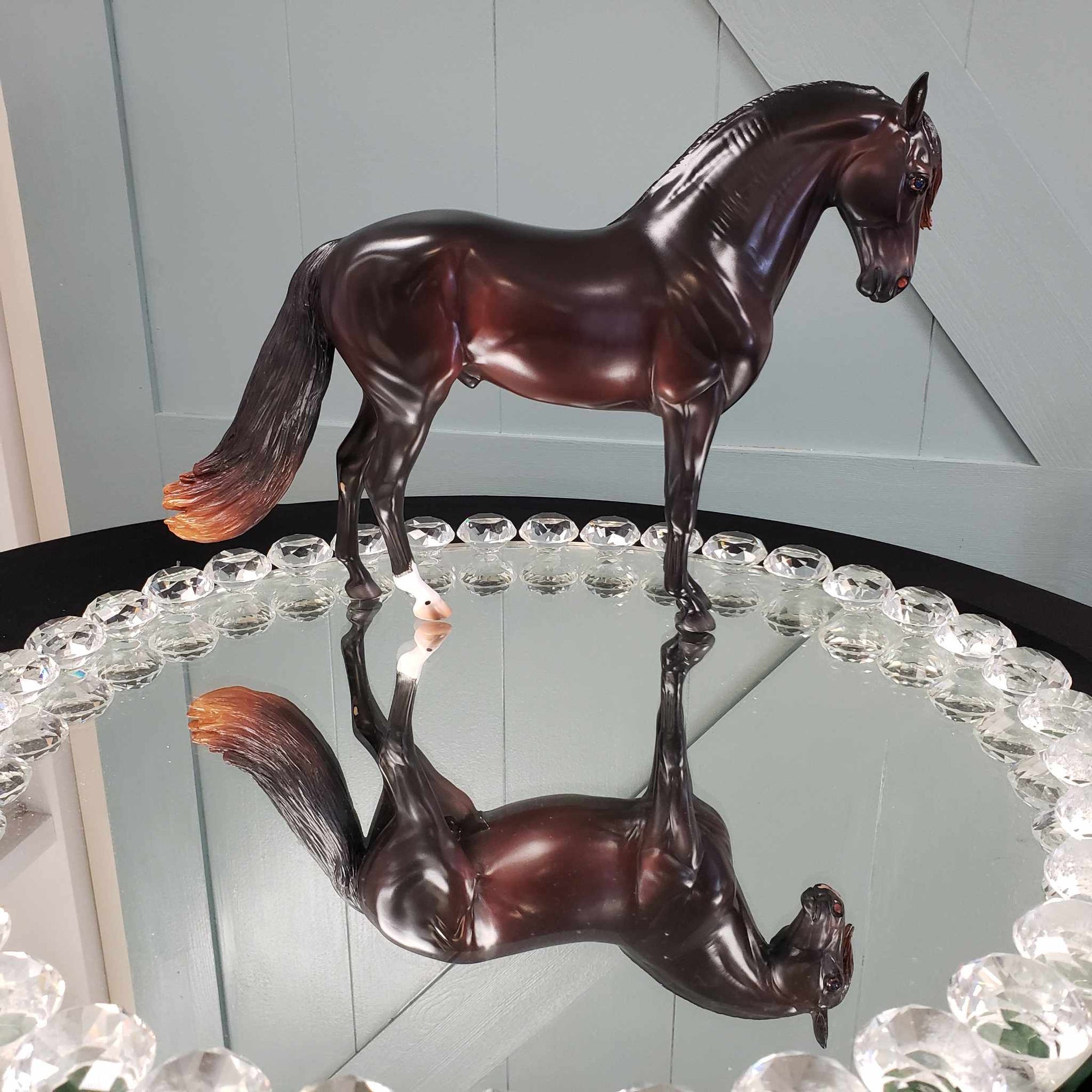 Ocotillo OOAK Dappled Sun Blackened Black Andalusian By Caroline Boydston Best Offers 8/7/23