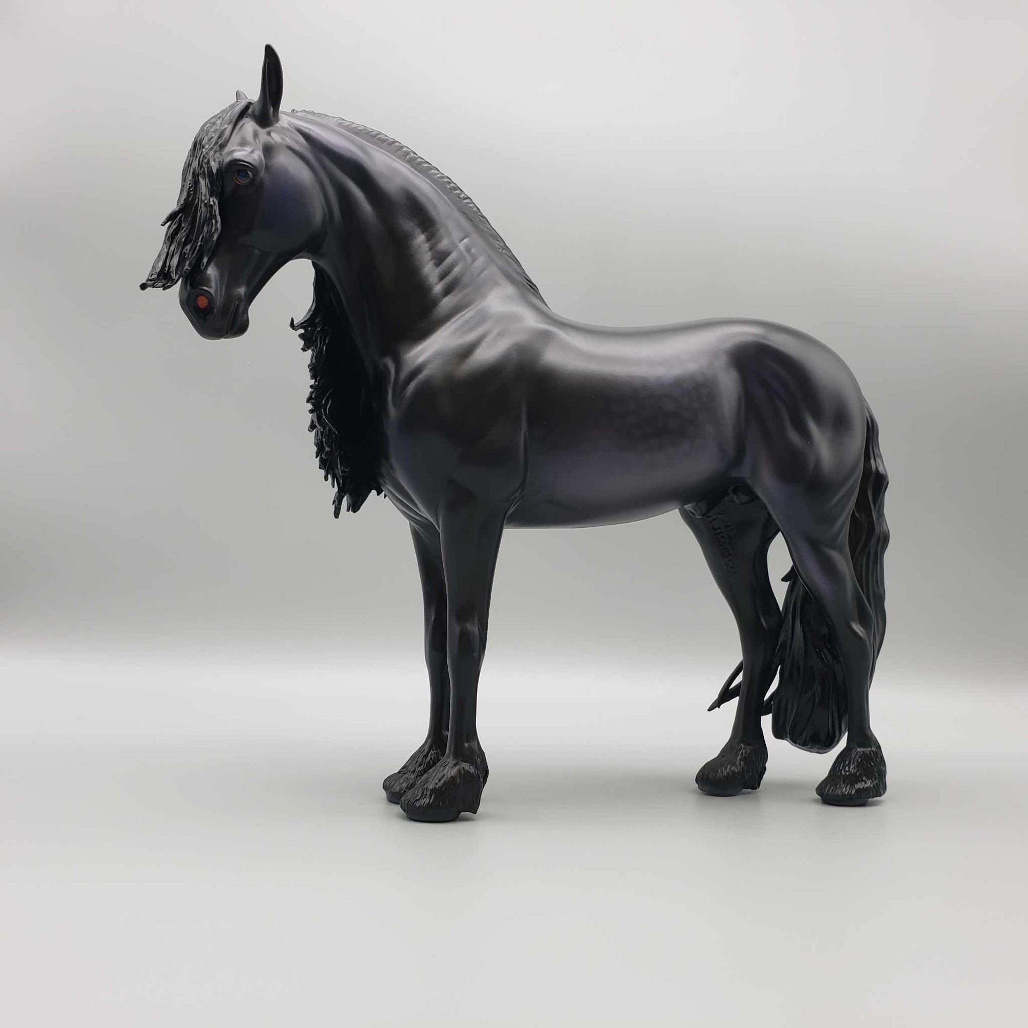 Danaki OOAK Dappled Black Frisian Custom Andalusian By Caroline Boydston Best Offers 8/7/23